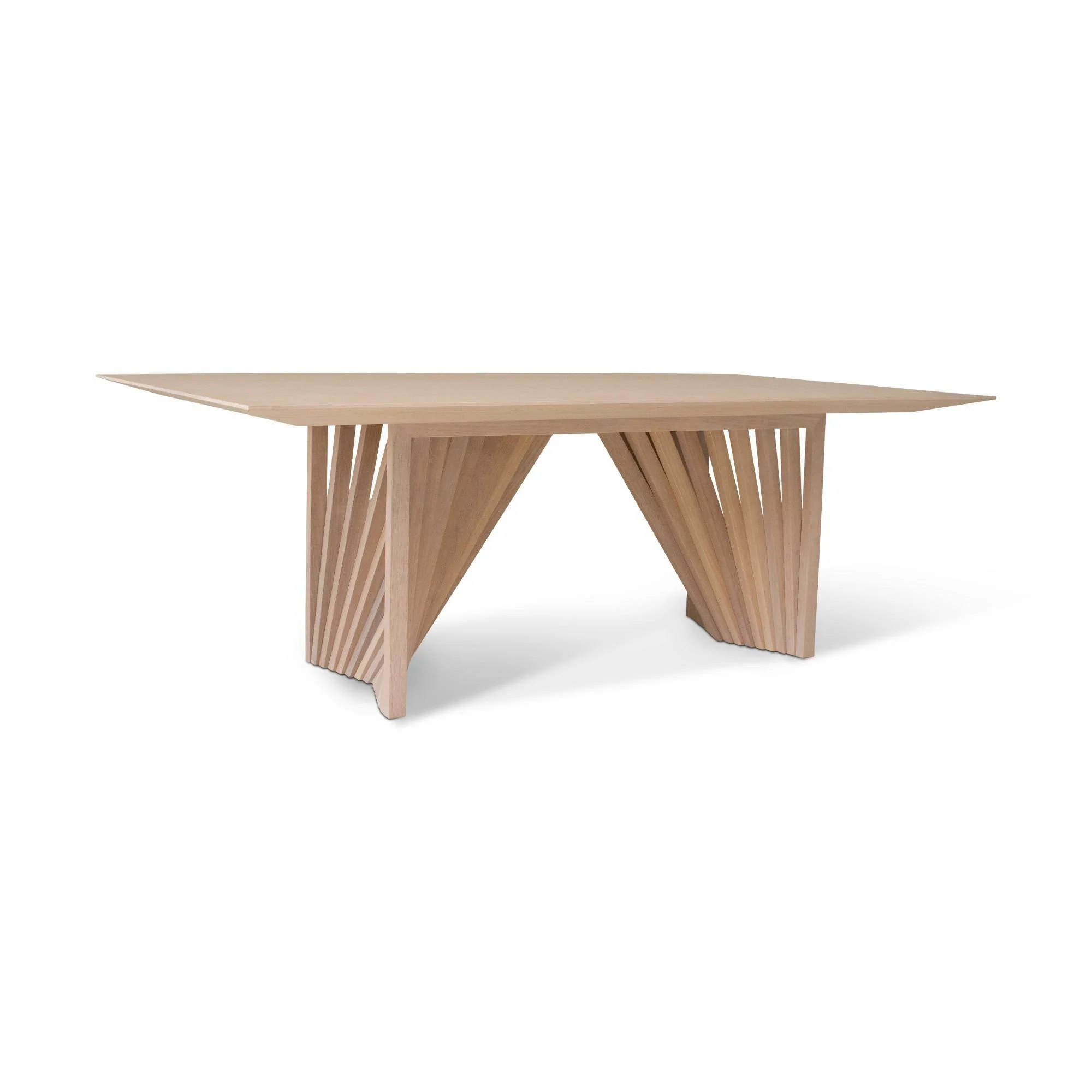 Modern Brazilian - Laguna - Wooden Top Dining Table - Image 7