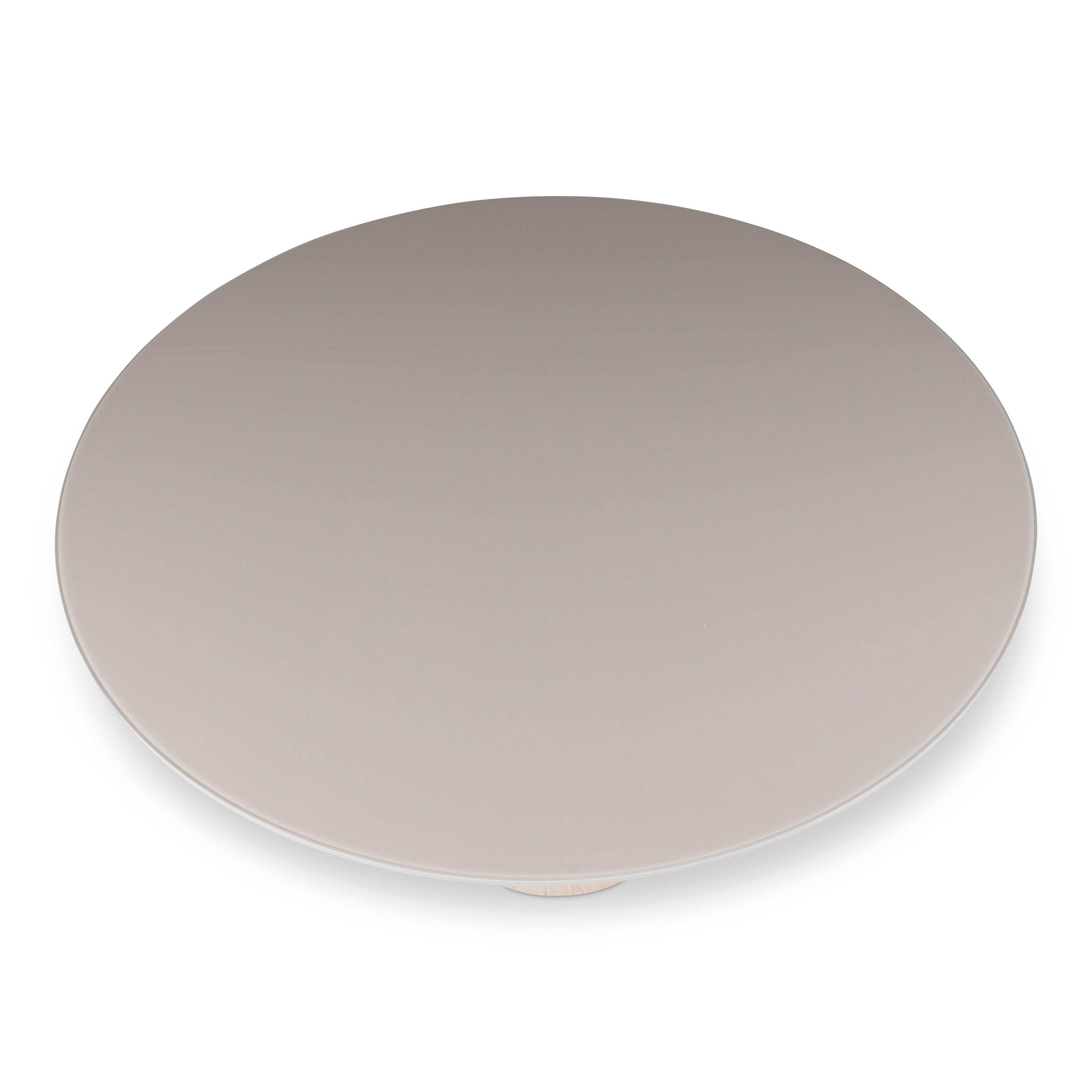 Modern Brazilian - Mona - Glass Top Round Dining Table - Image 12