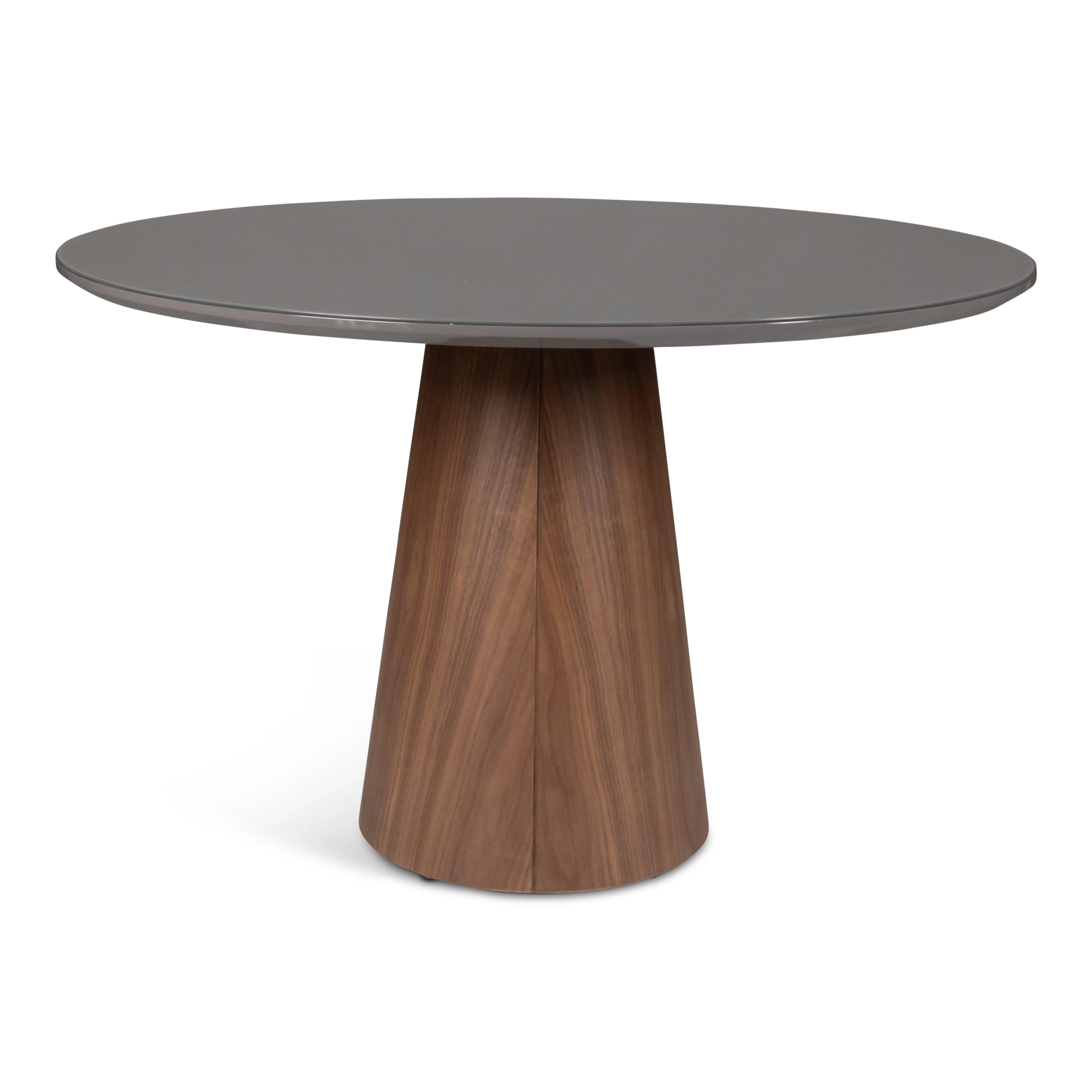 Modern Brazilian - Mona - Glass Top Round Dining Table - Image 6