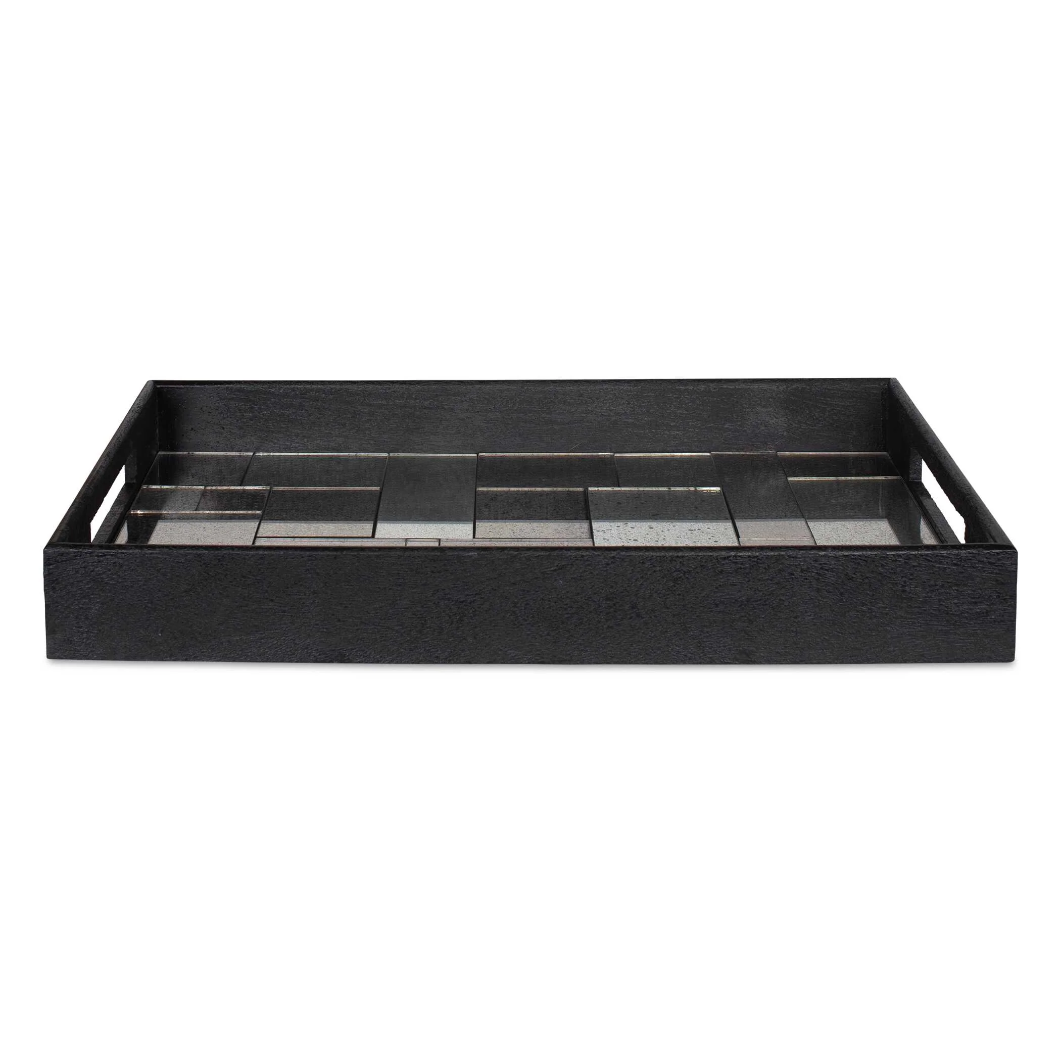 Modern Mosaic Antique Mirrored Tray
