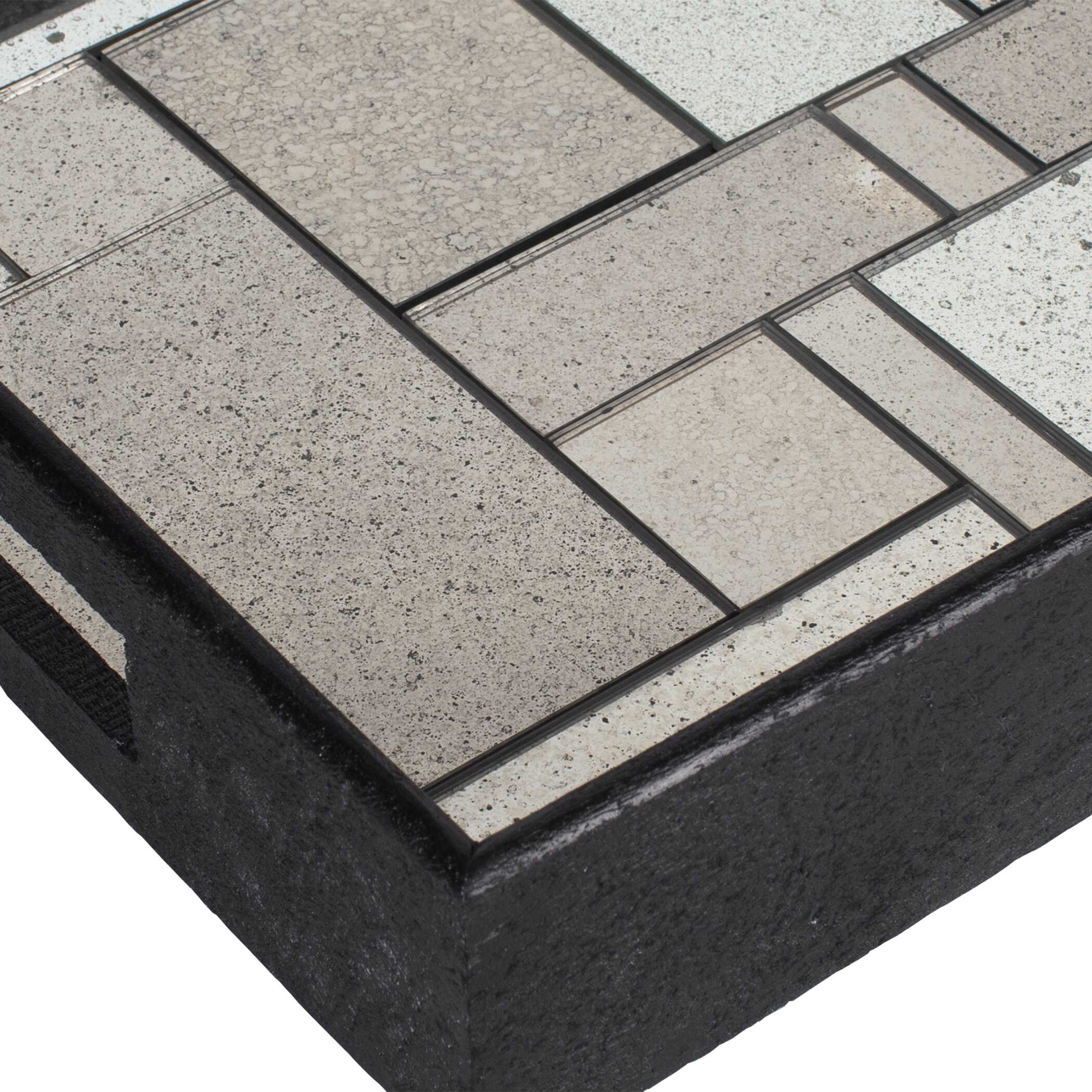 Modern Mosaic Antique Mirrored Tray - Image 4