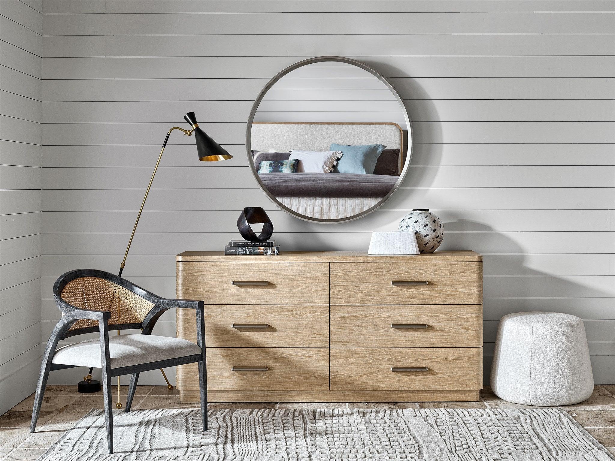 Modern Nomad Round Metal Mirror - Image 2