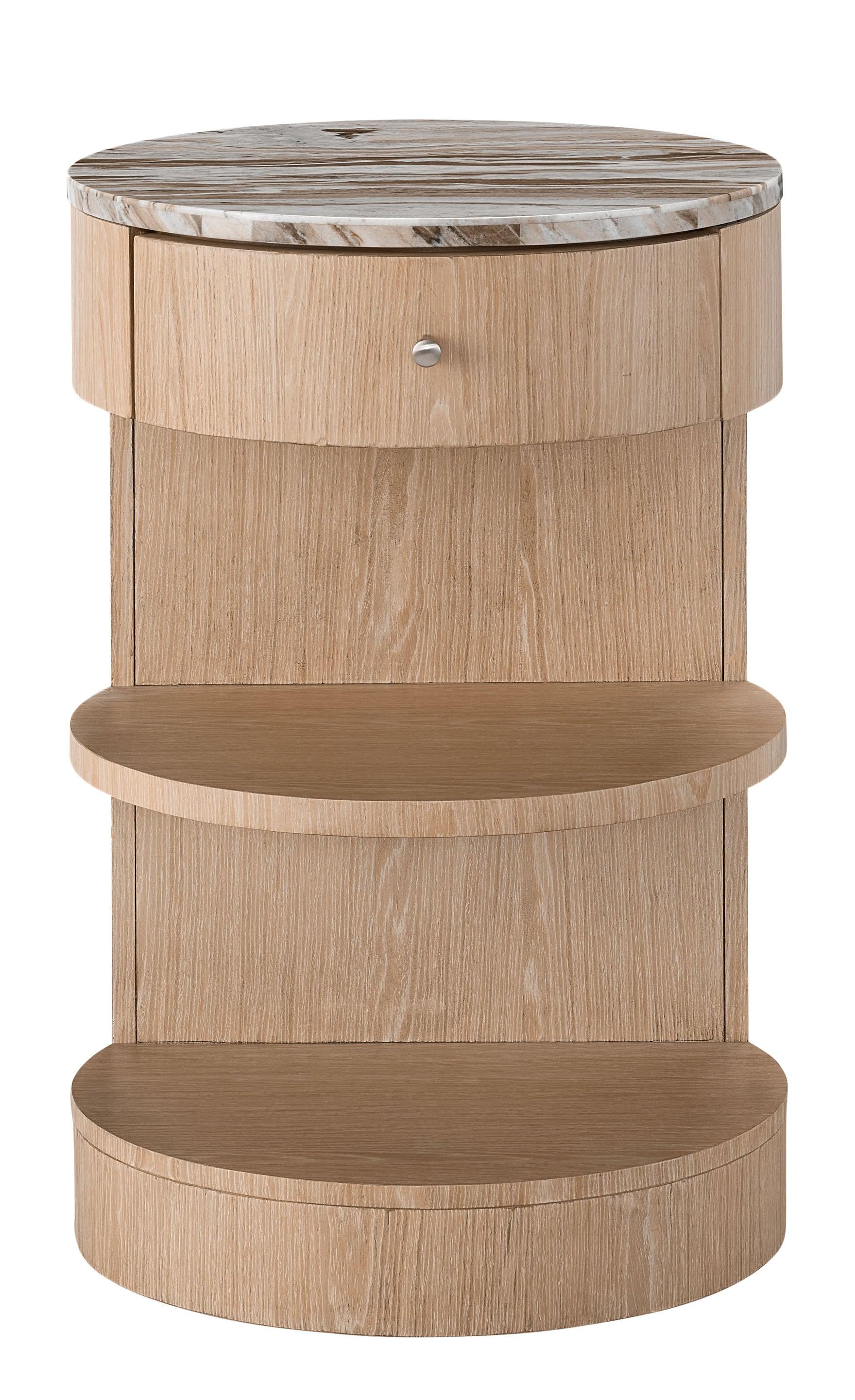 Modern Nomad Round Nighstand - Image 2
