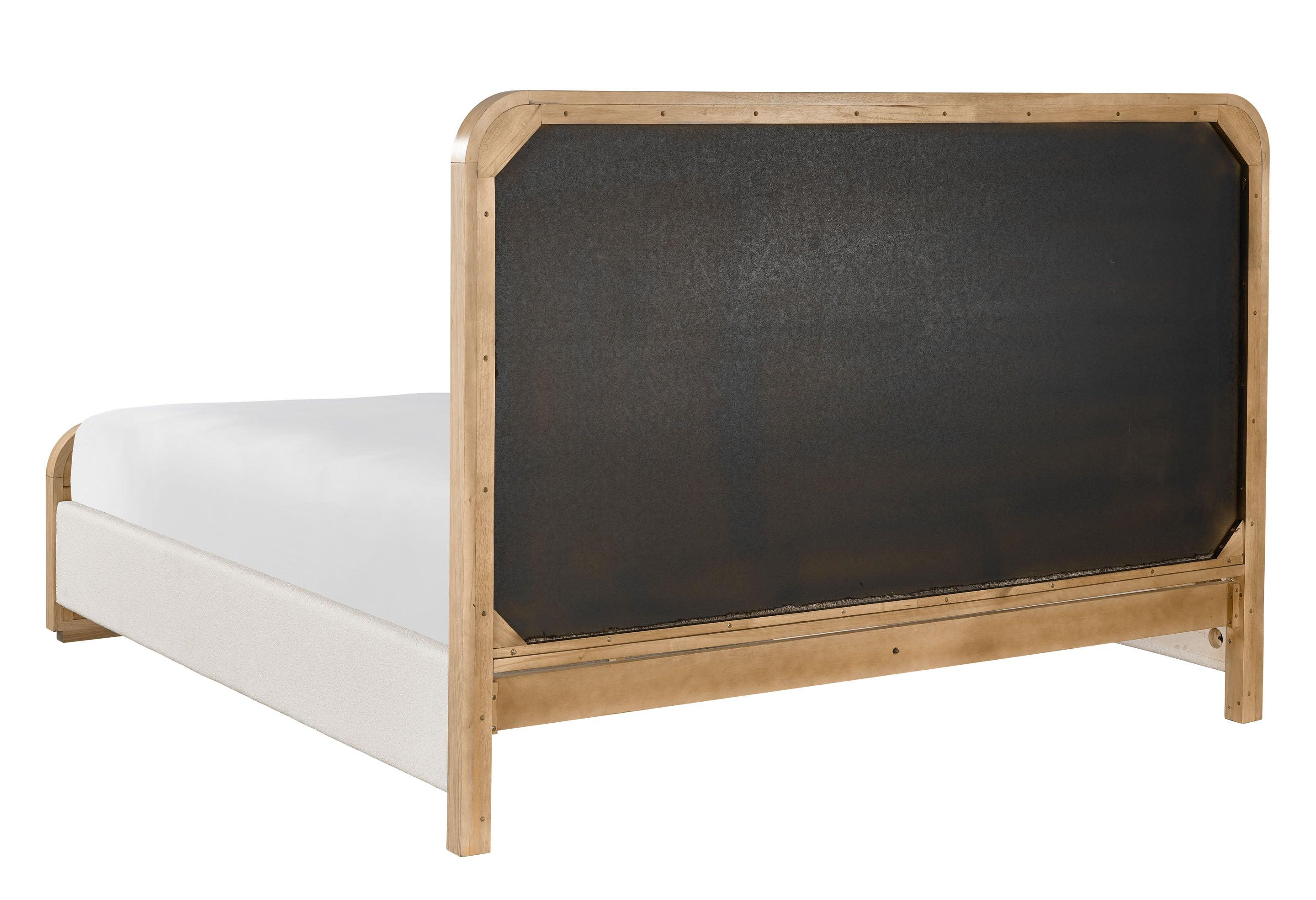 Modern Nomad Upholstered Panel Bed - Image 4