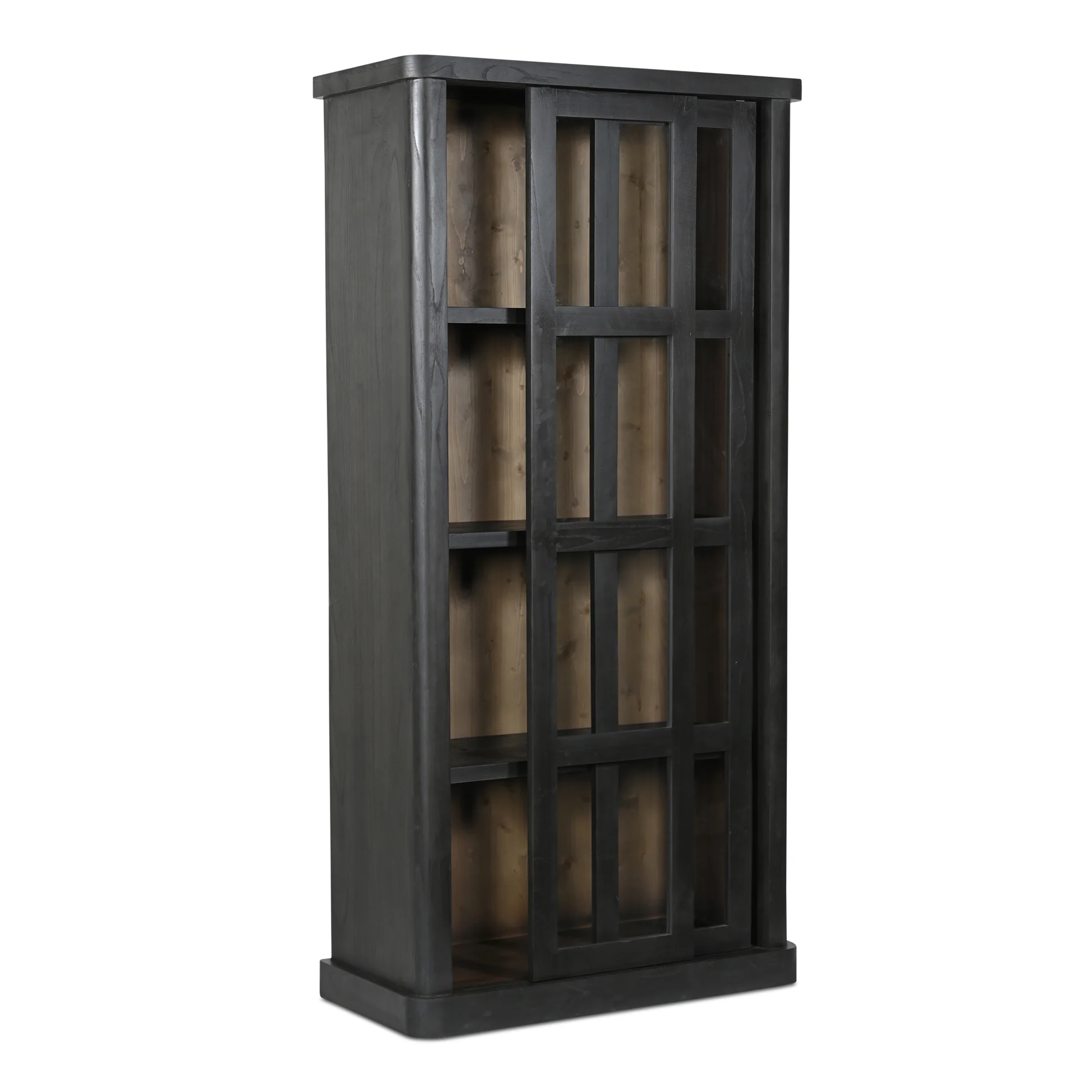 Mona Tall Cabinet Black - Image 3