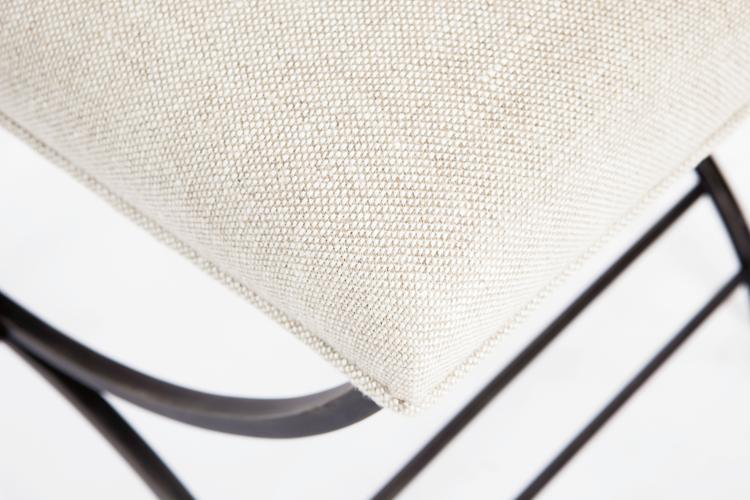 Monarch Niles Bench With Fabric Seat - Image 3