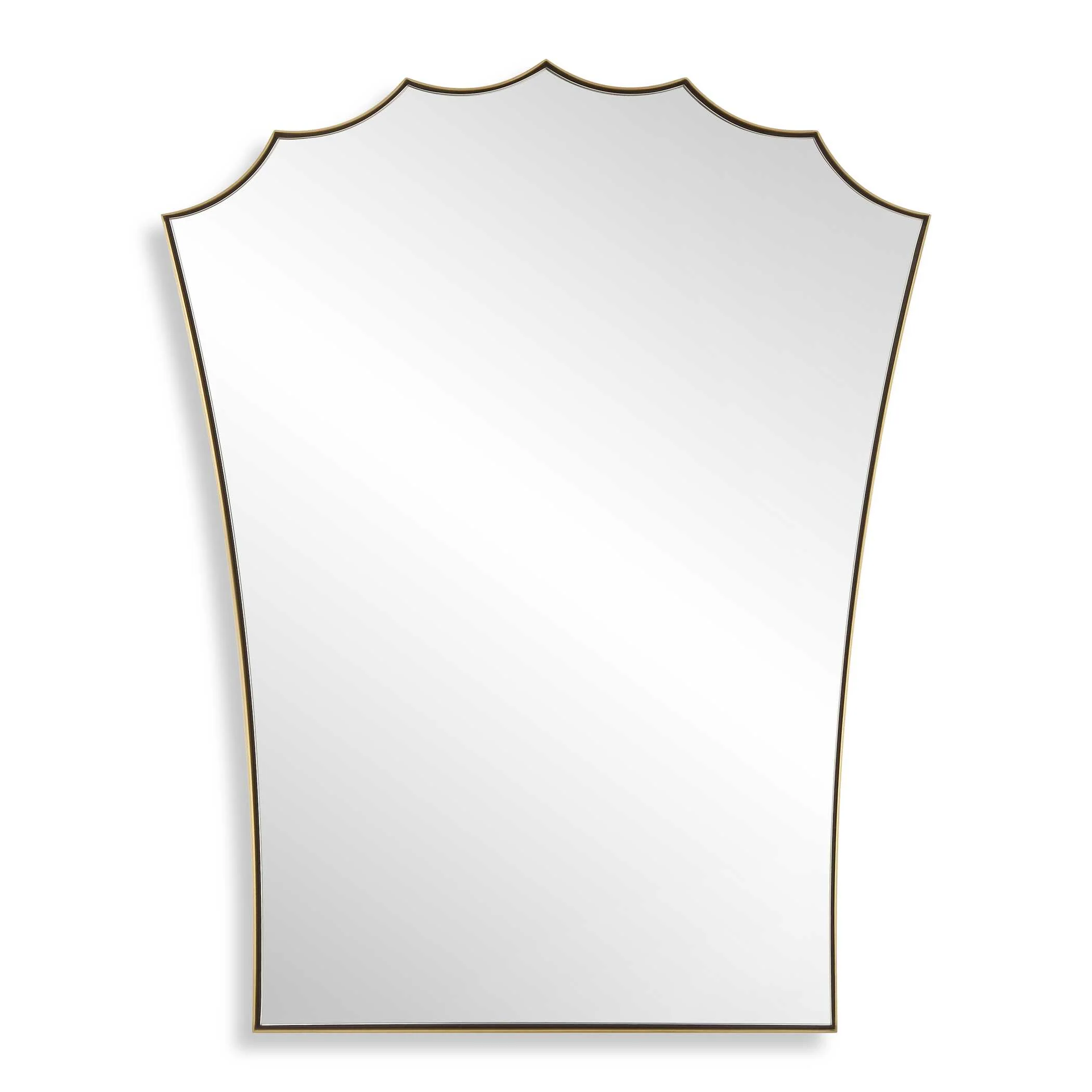 Monarch Scalloped Arched Vanity Mirror