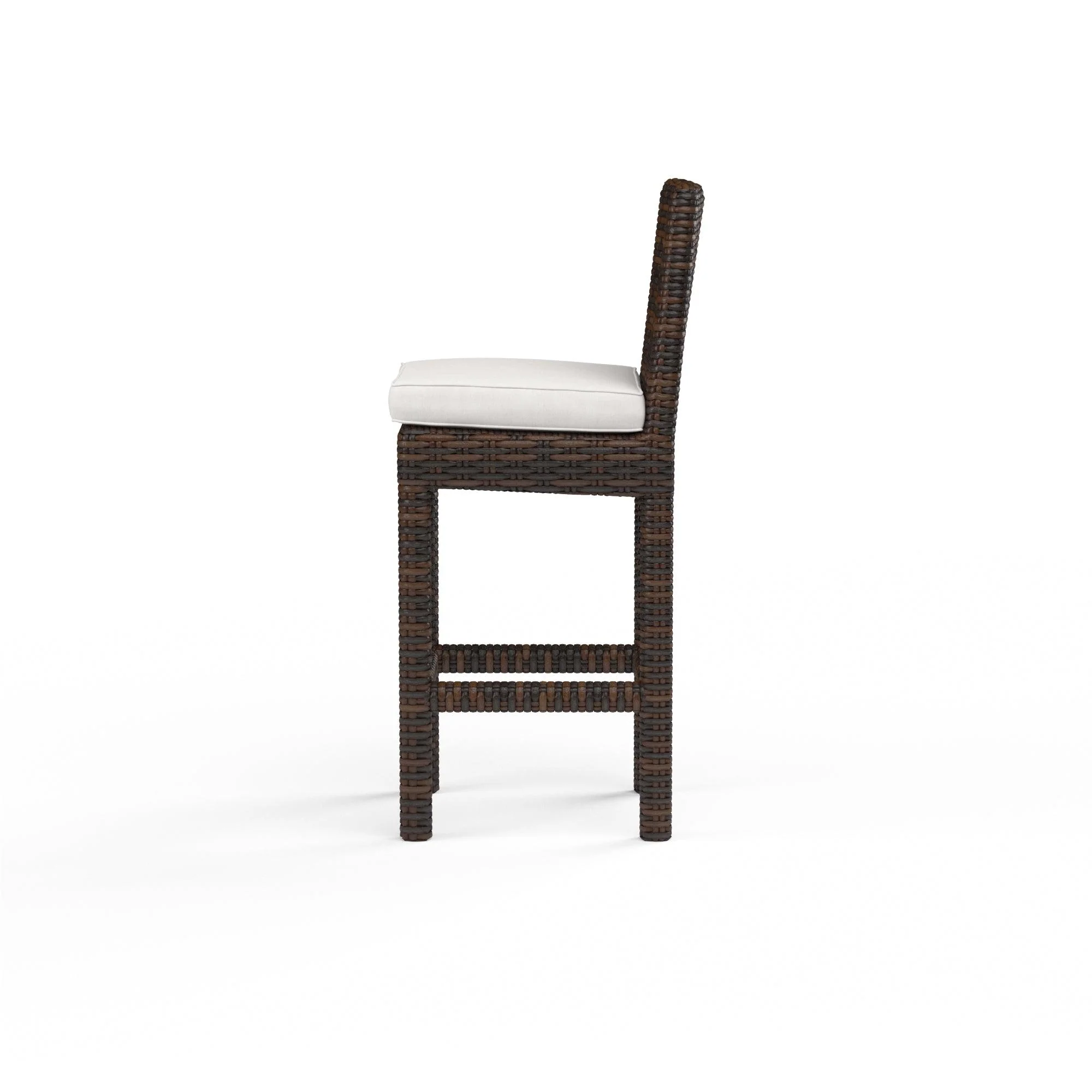 Montecito Barstool in Canvas Flax w/ Self Welt - Image 4