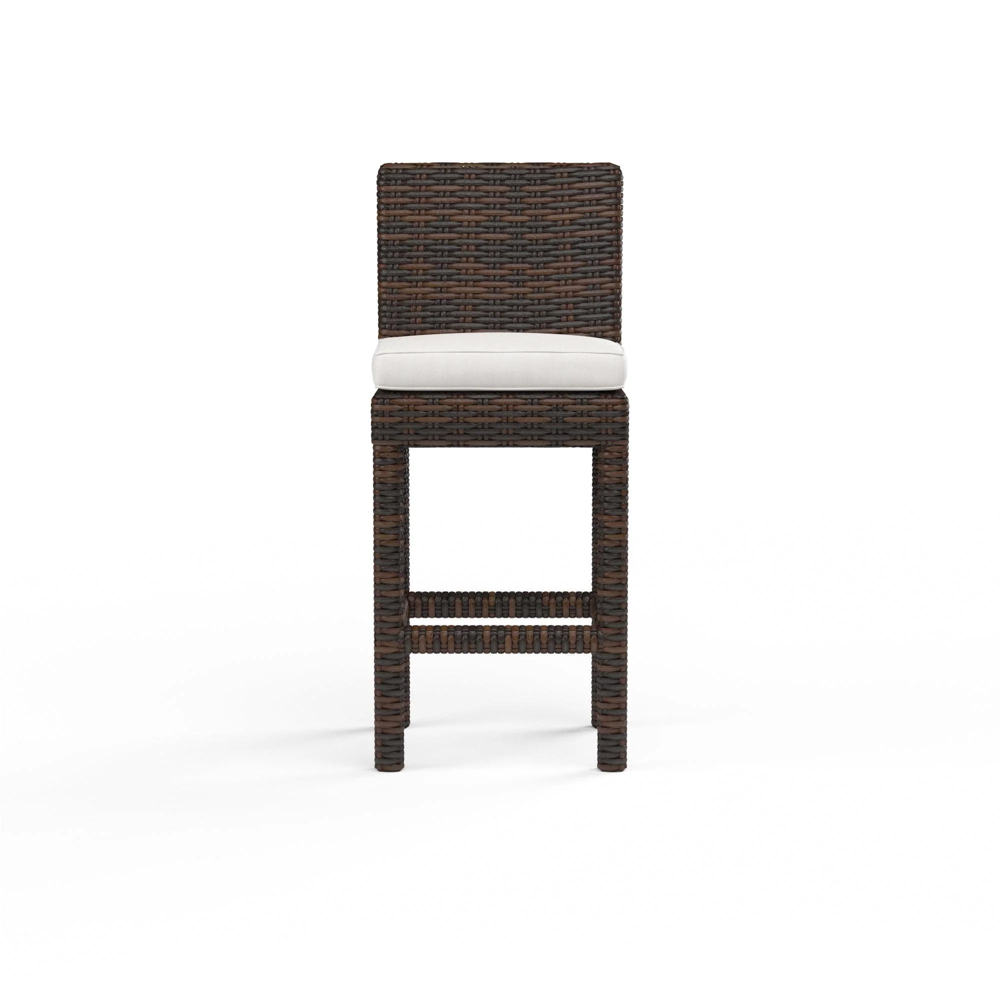 Montecito Barstool in Canvas Flax w/ Self Welt - Image 5