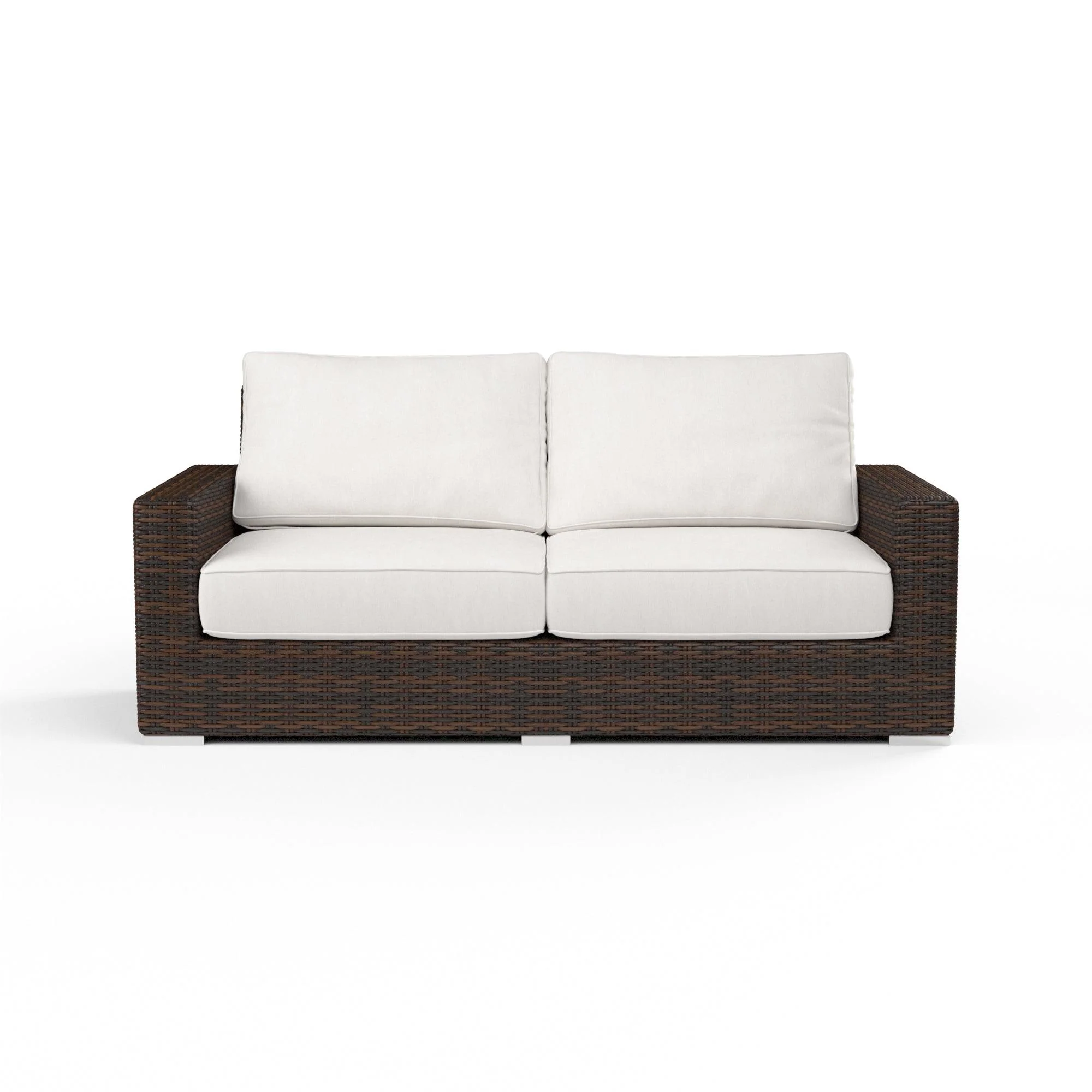 Montecito Loveseat in Canvas Flax w/ Self Welt - Image 4