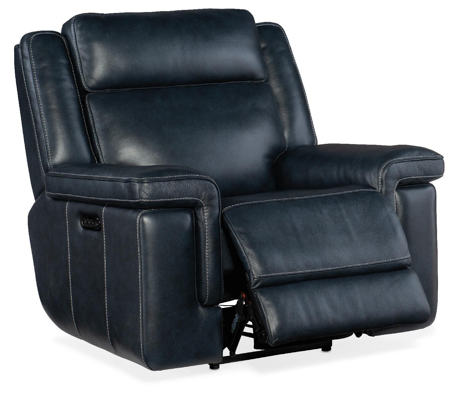 Montel Lay Flat Power Recliner with Power Headrest & Lumbar - Image 4