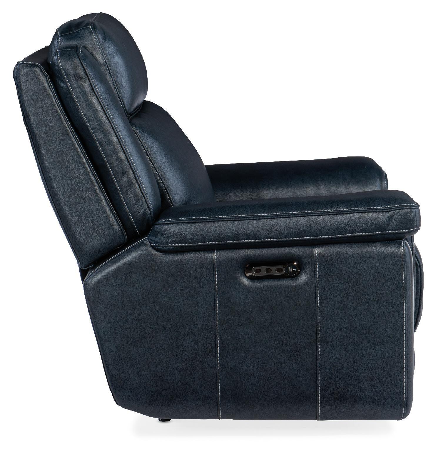 Montel Lay Flat Power Recliner with Power Headrest & Lumbar - Image 5