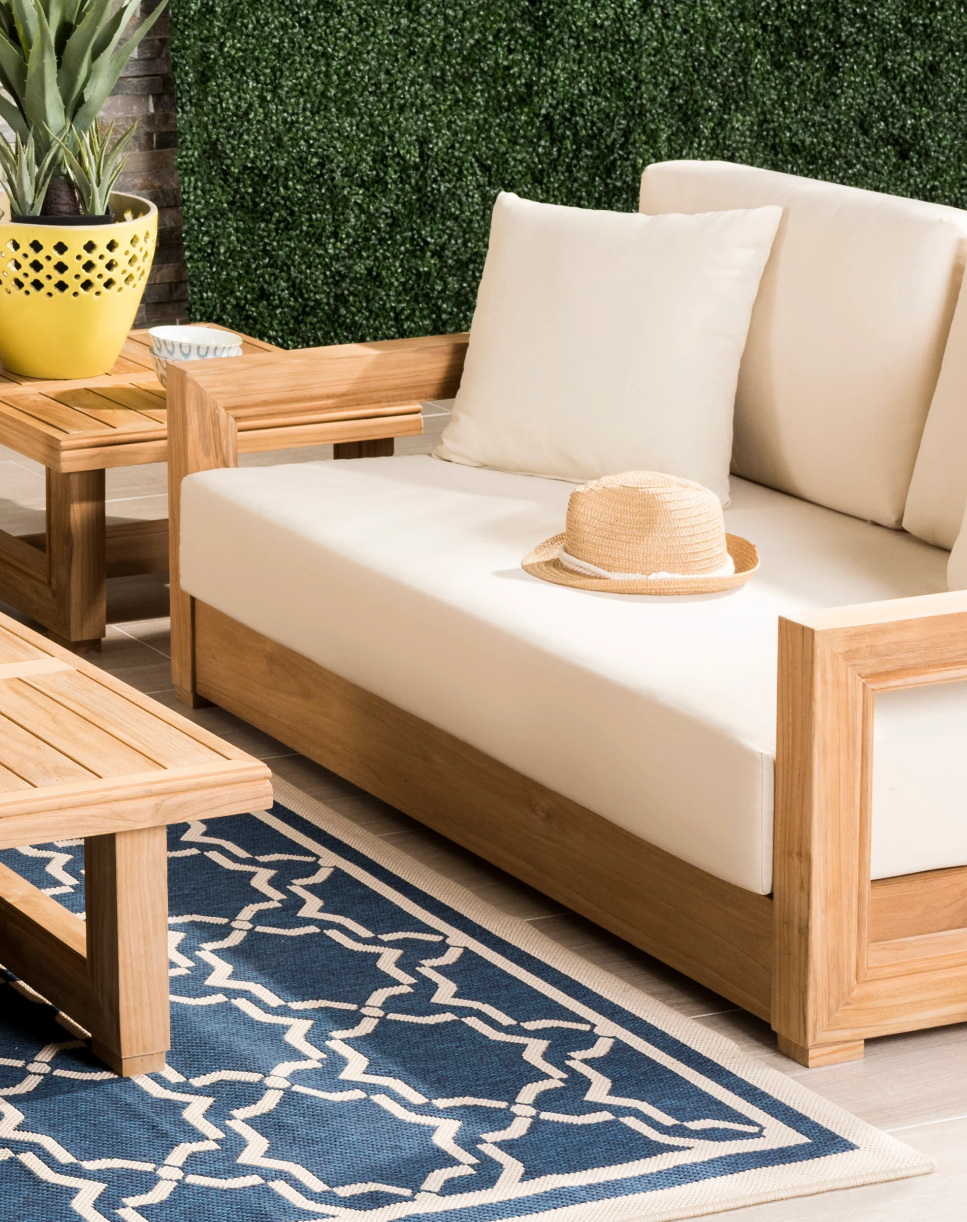 Montford Aluminum 2-Seat Sofa - Image 3