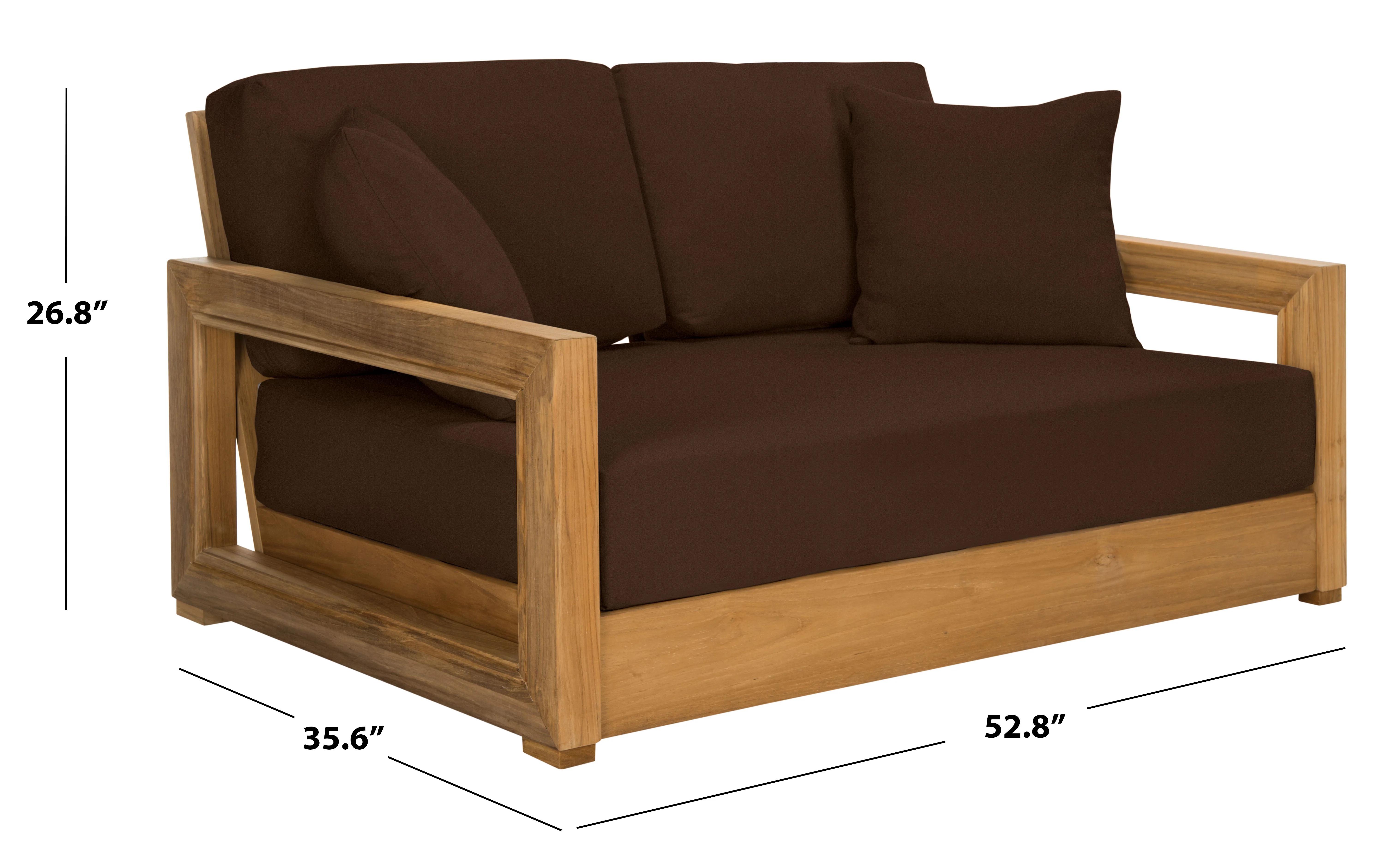 Montford Brazilian Teak 2-Seat Bench - Image 17
