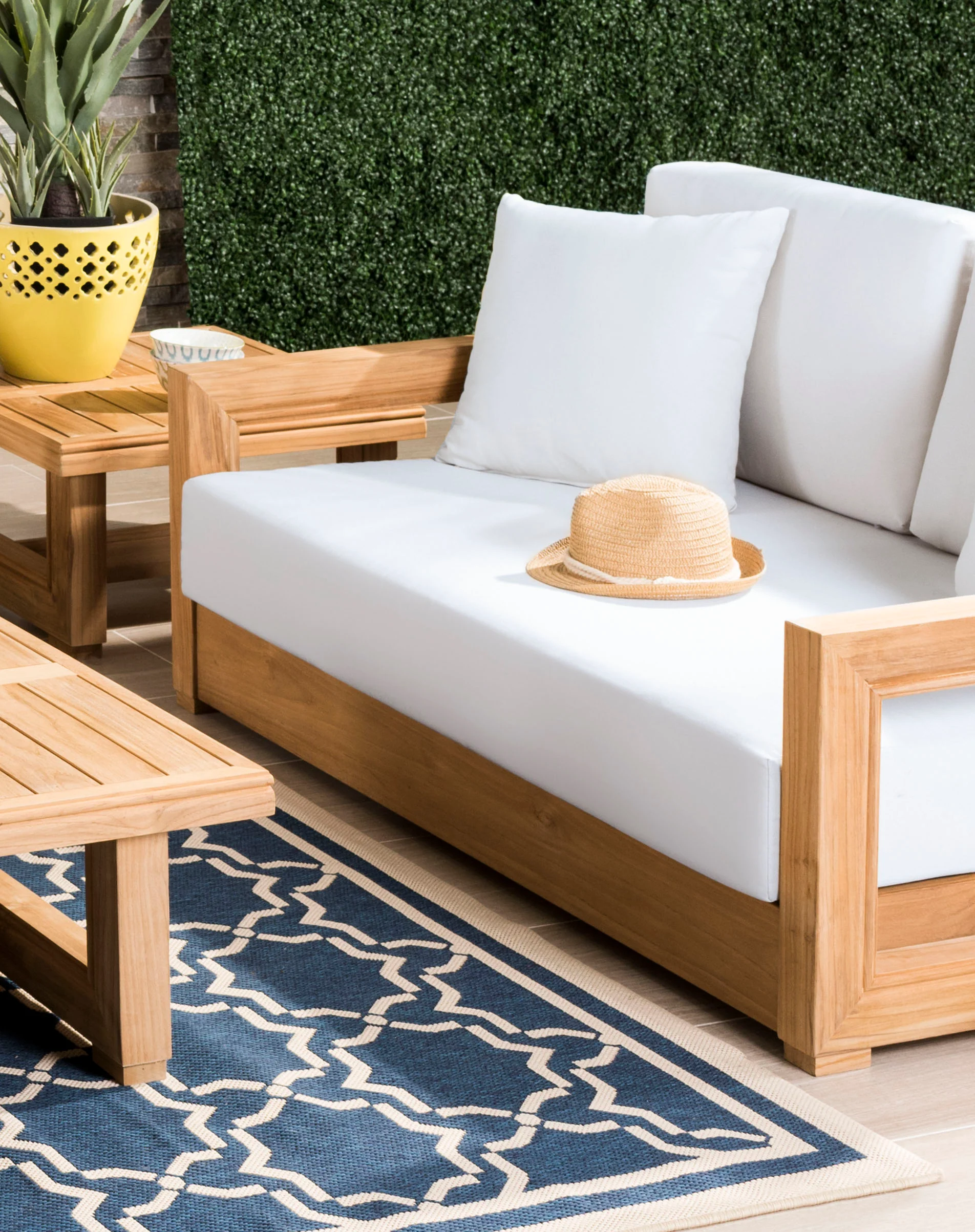 Montford Brazilian Teak 2-Seat Bench - Image 19