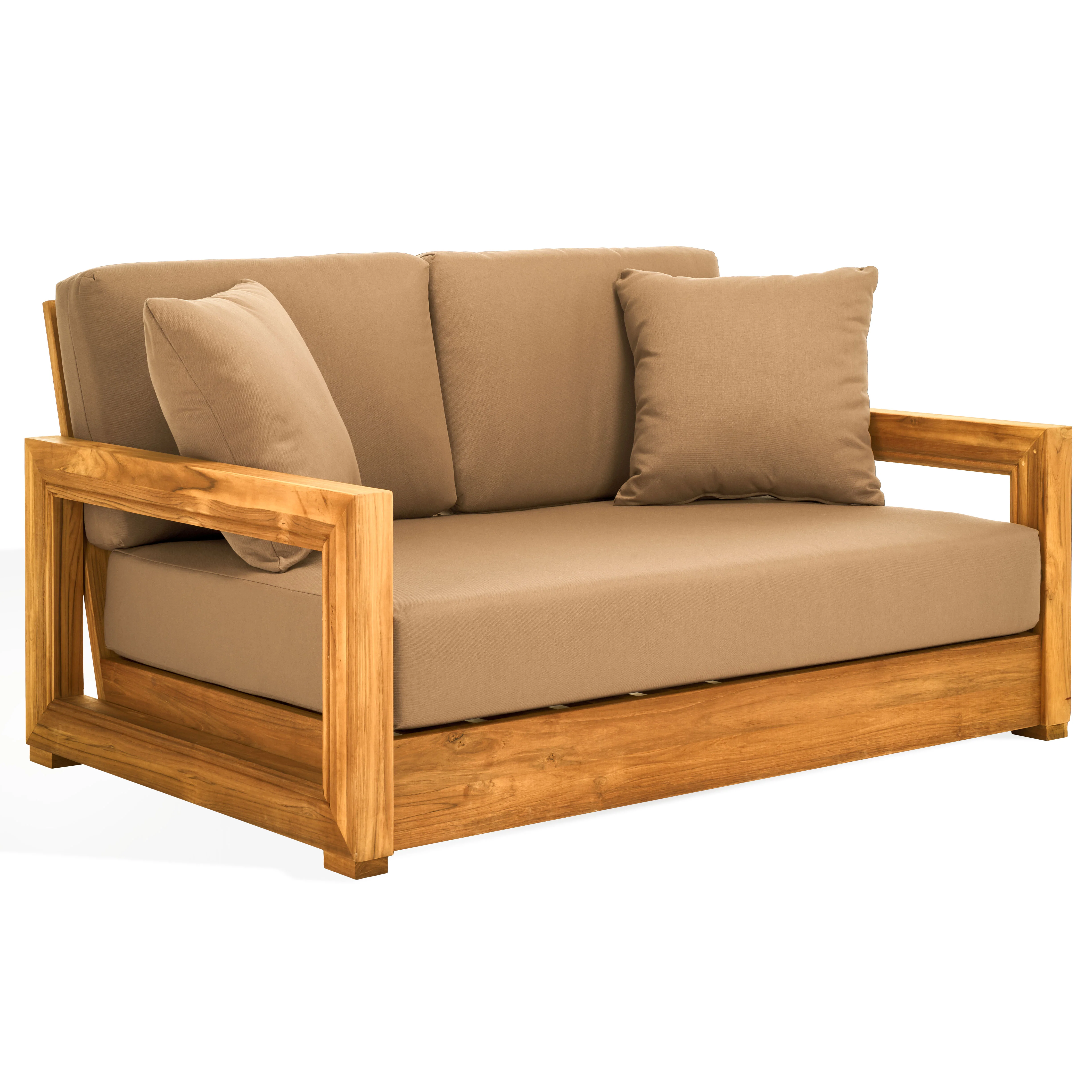 Montford Brazilian Teak 2-Seat Bench - Image 3