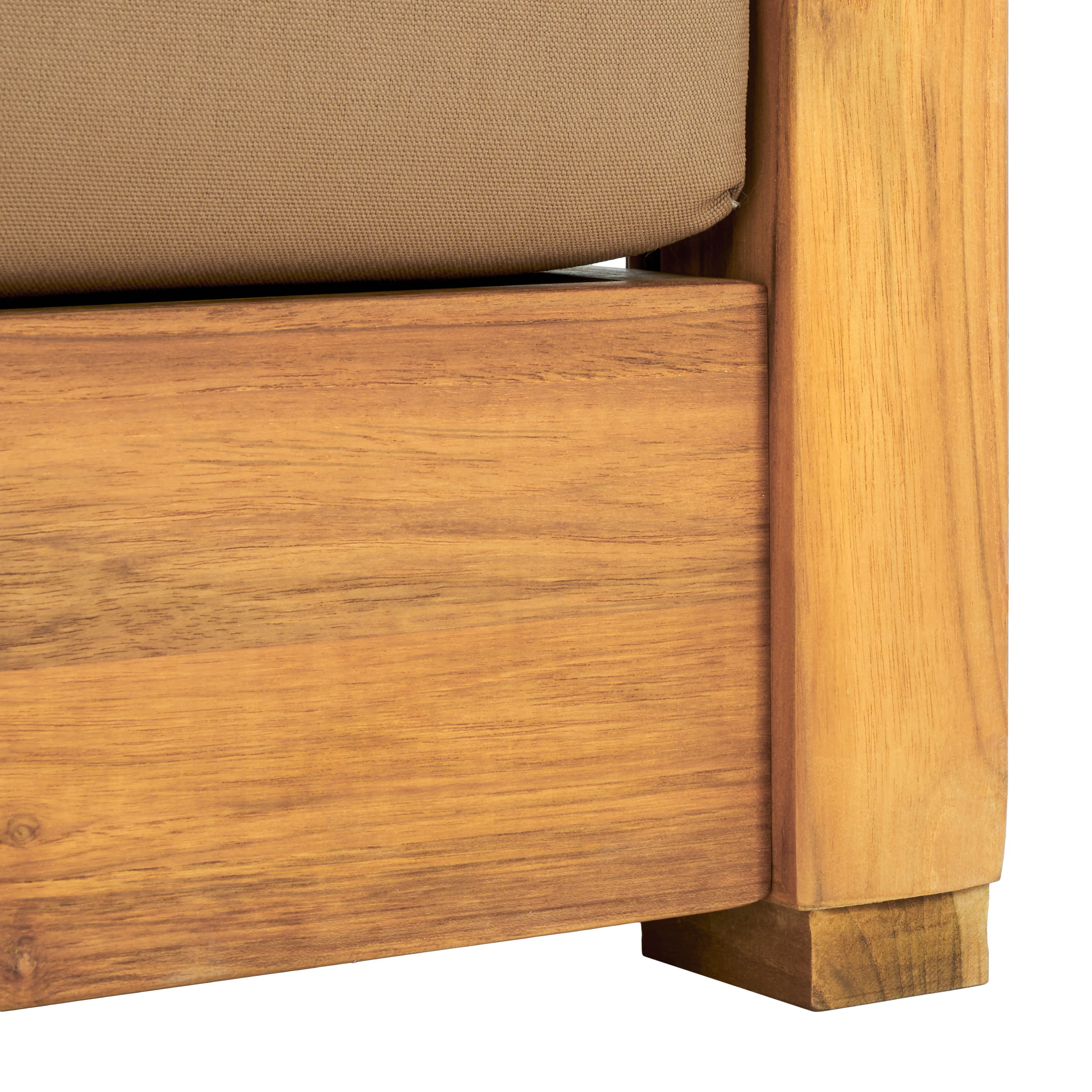 Montford Brazilian Teak 2-Seat Bench - Image 9