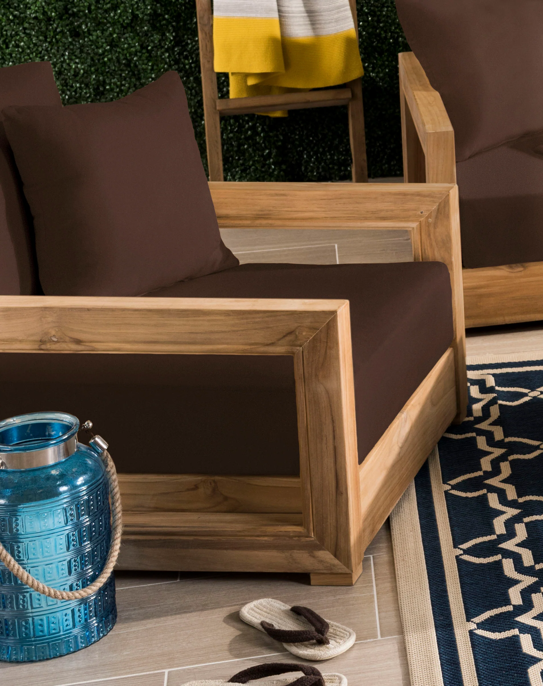 Montford Brazilian Teak Armchair - Image 35