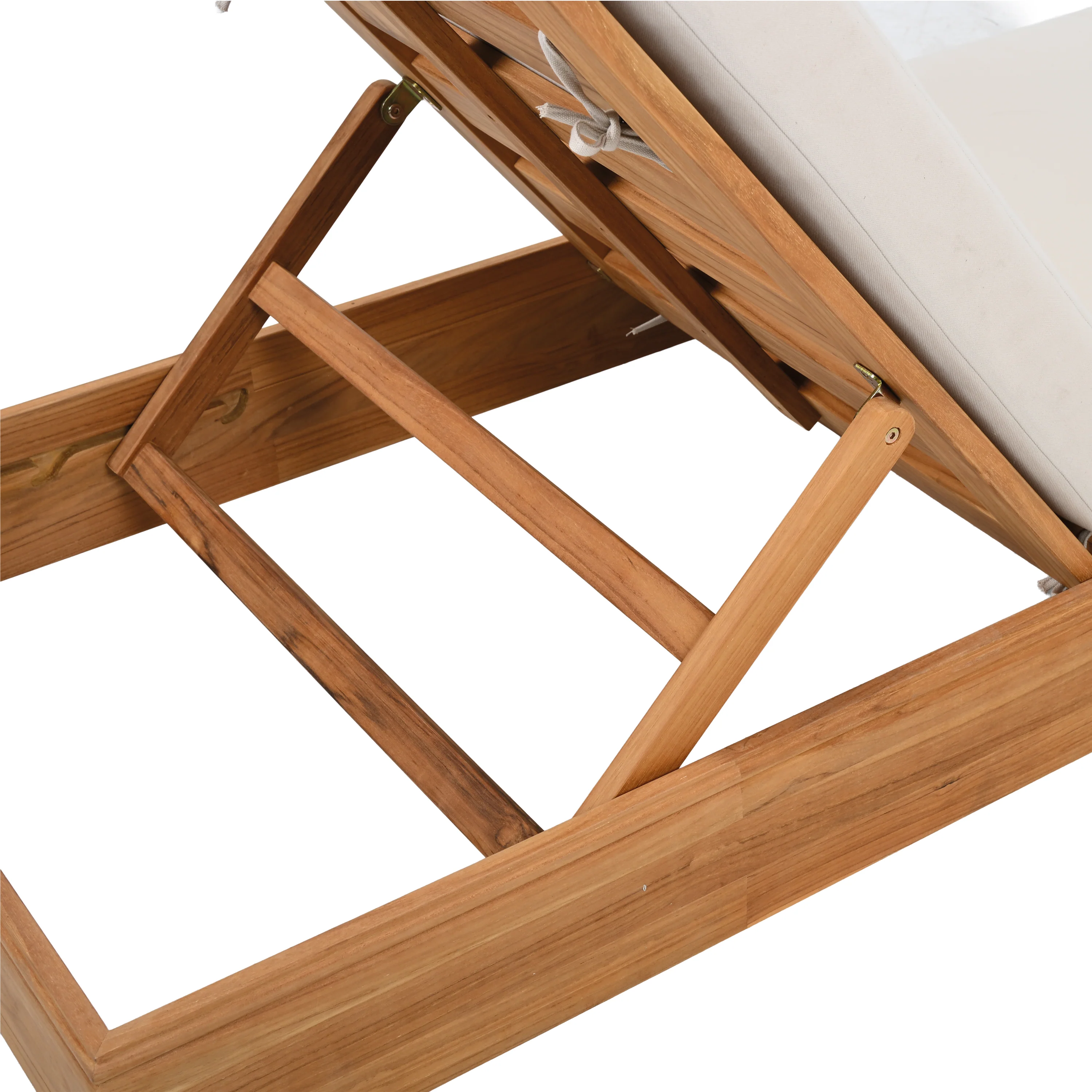 Montford Brazilian Teak Chaise - Image 10