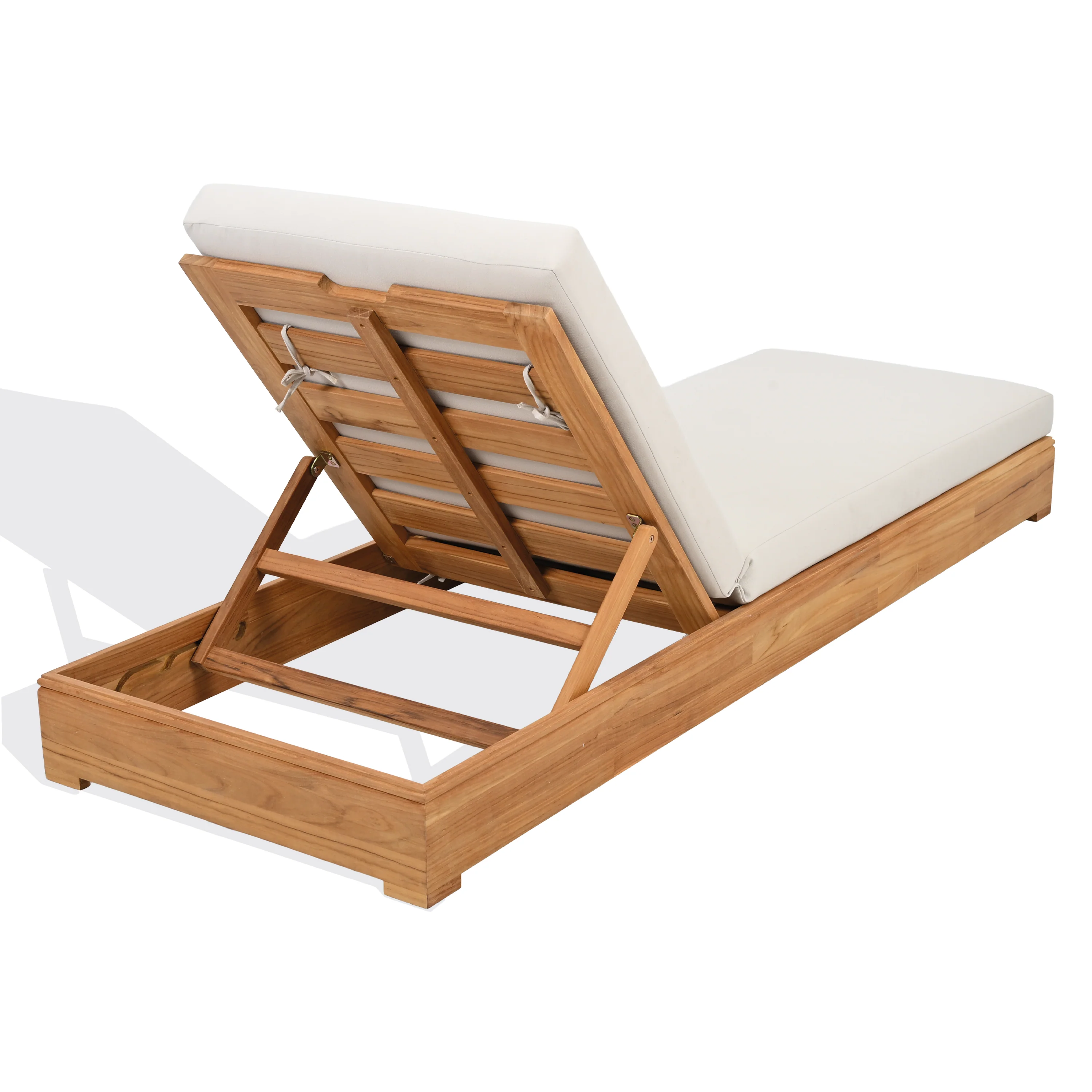 Montford Brazilian Teak Chaise - Image 6