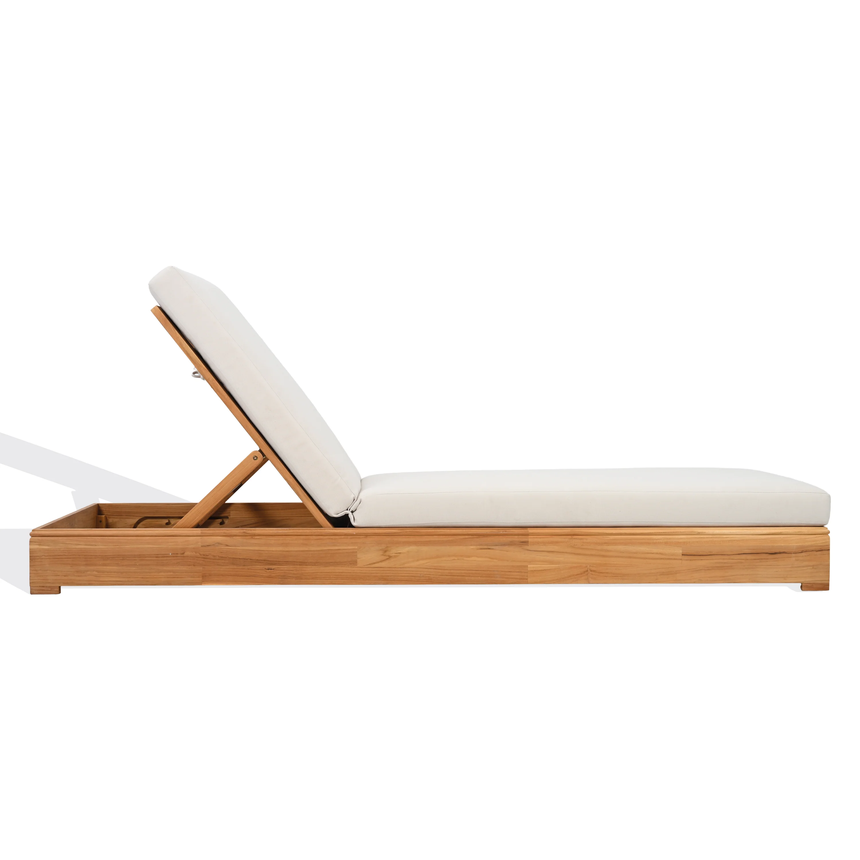 Montford Brazilian Teak Chaise - Image 8
