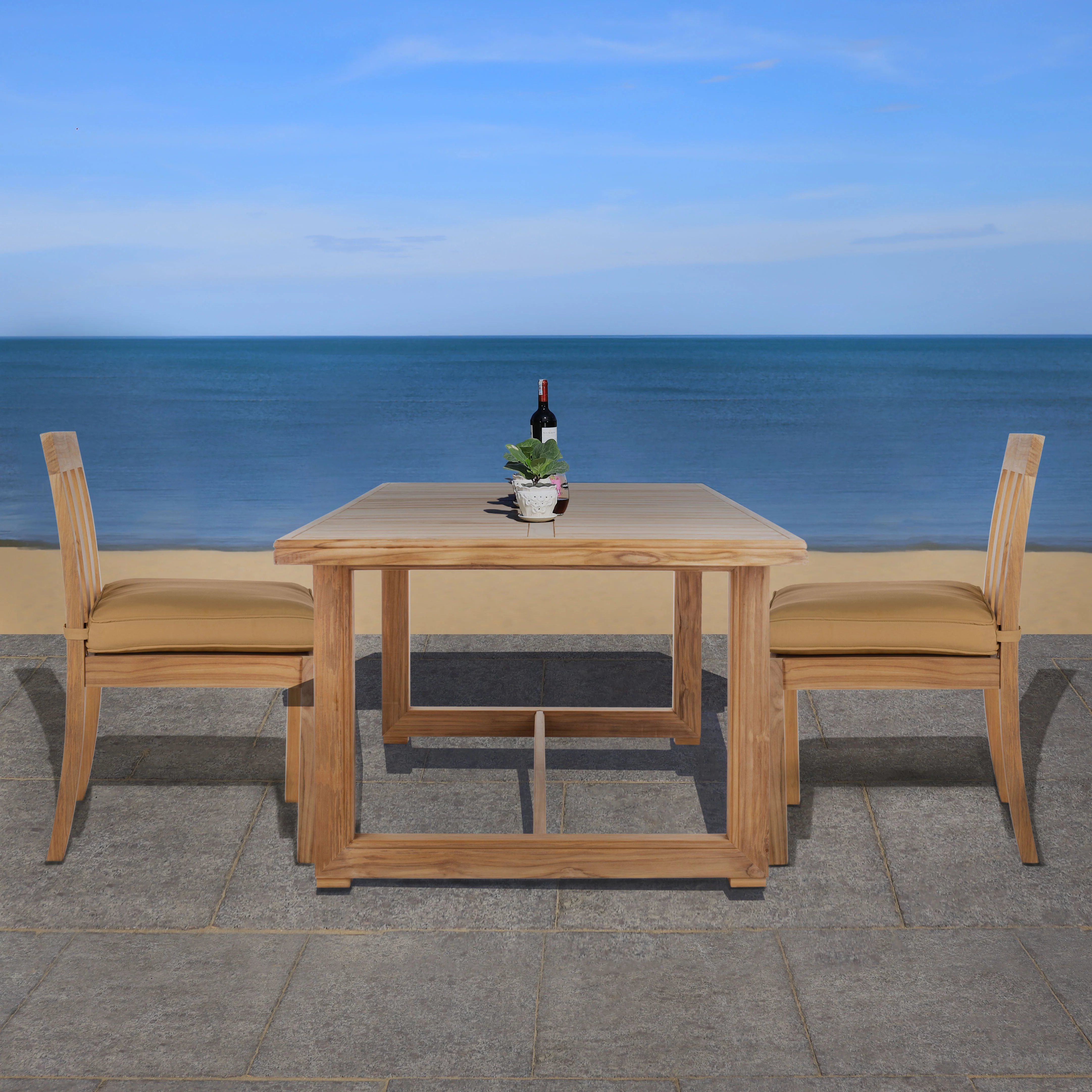 Montford Brazilian Teak Dining Table - Image 11
