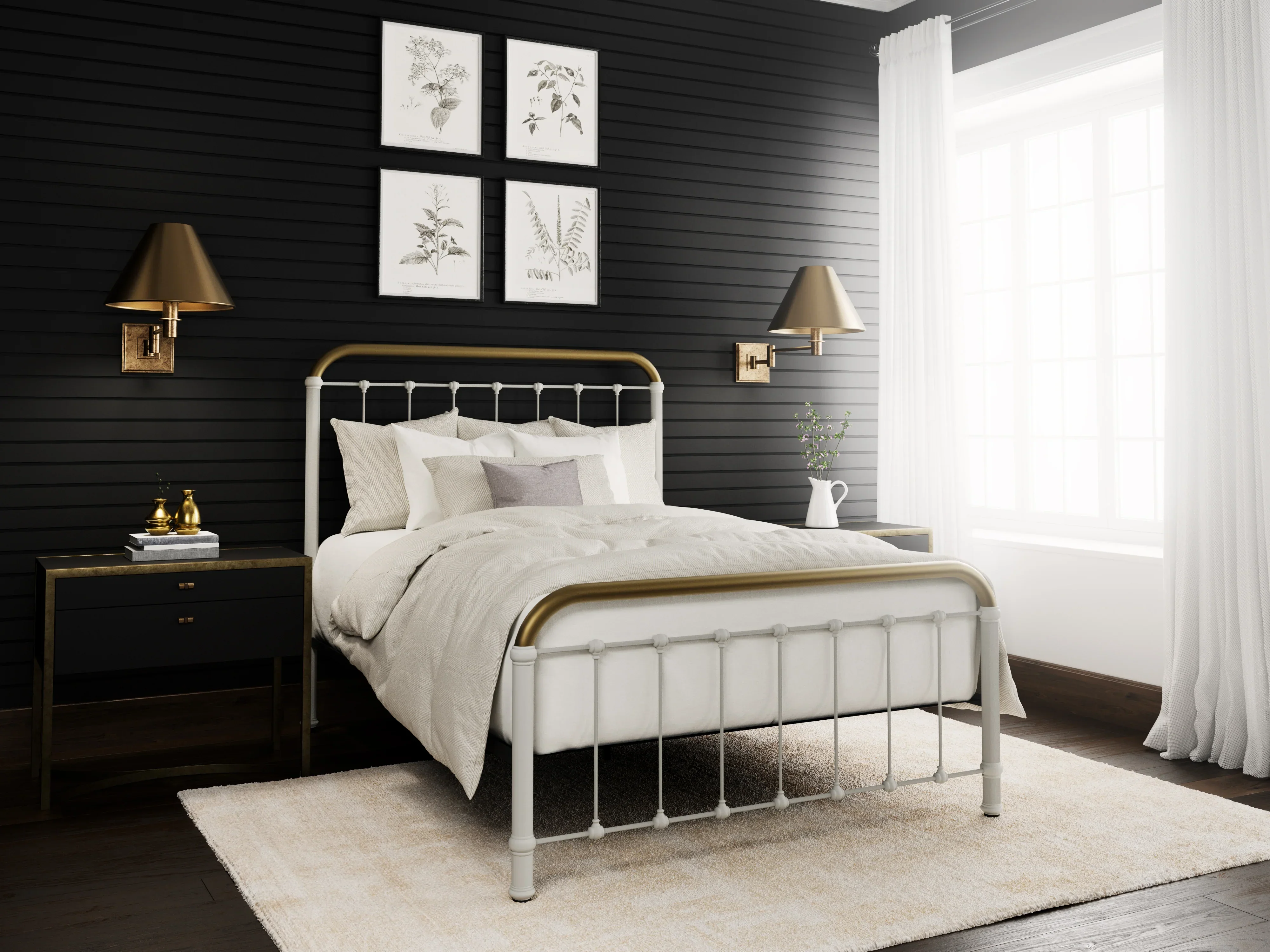 Moon Bed with Wood Slats - Image 2