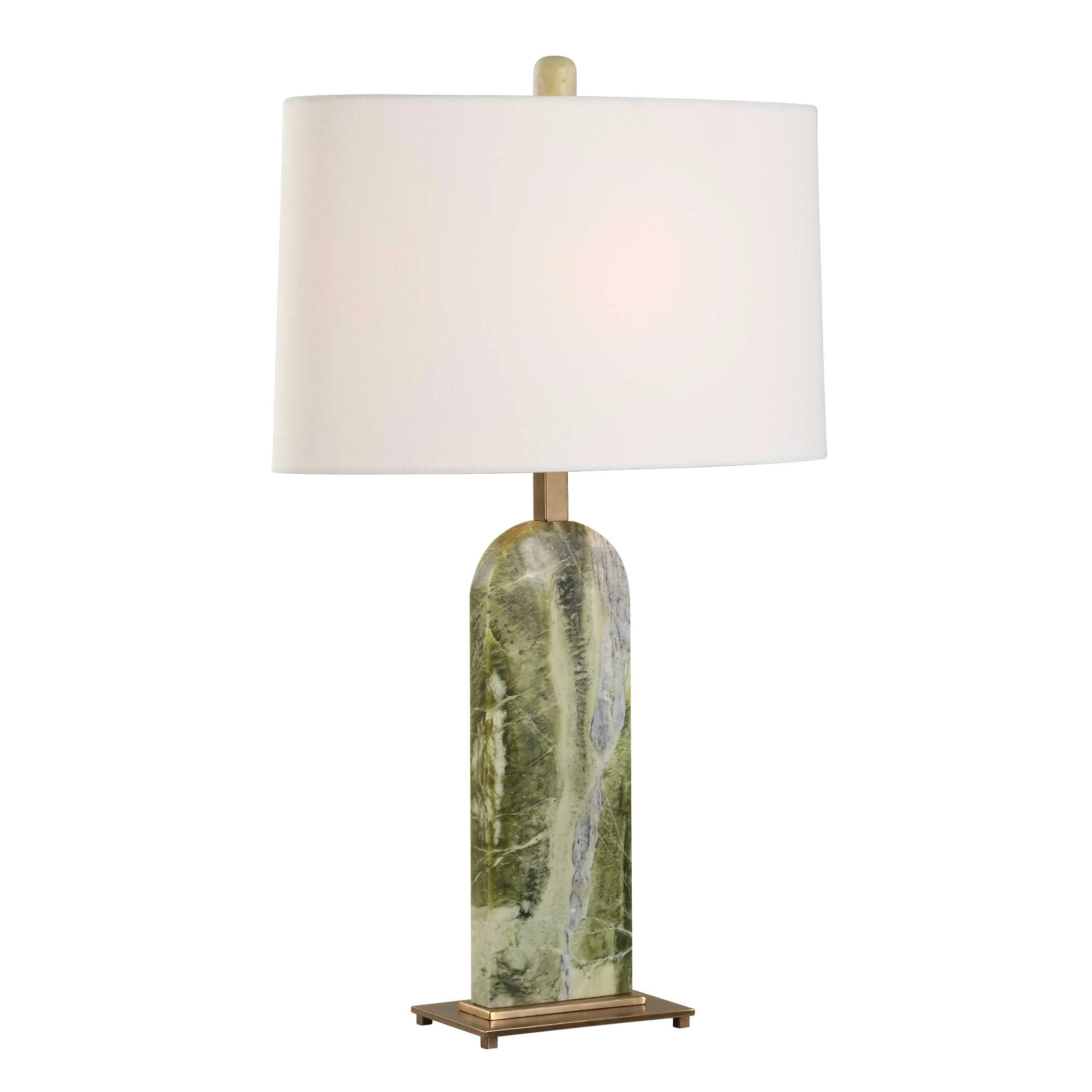Moorea Green Marble Table Lamp - Image 6