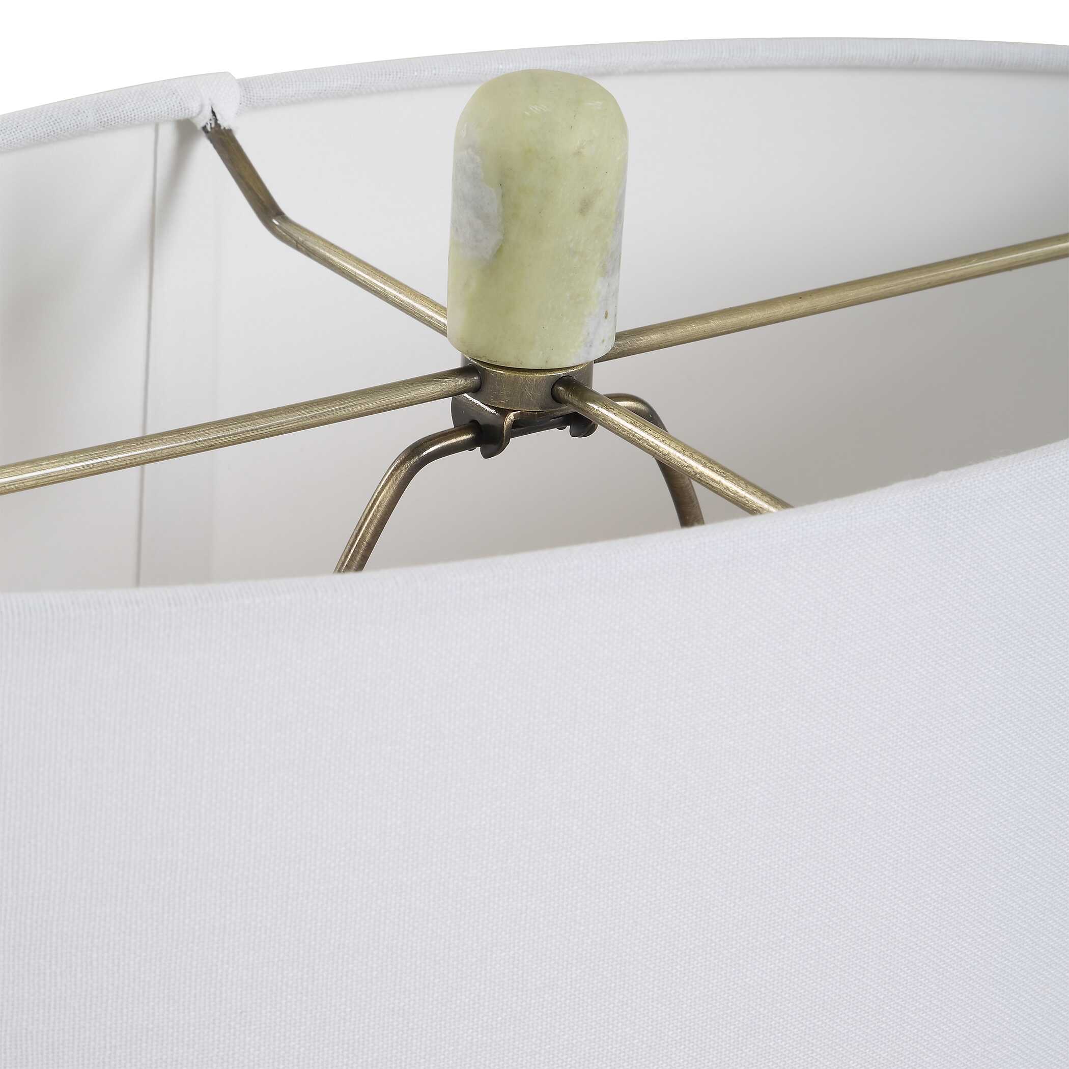 Moorea Green Marble Table Lamp - Image 9