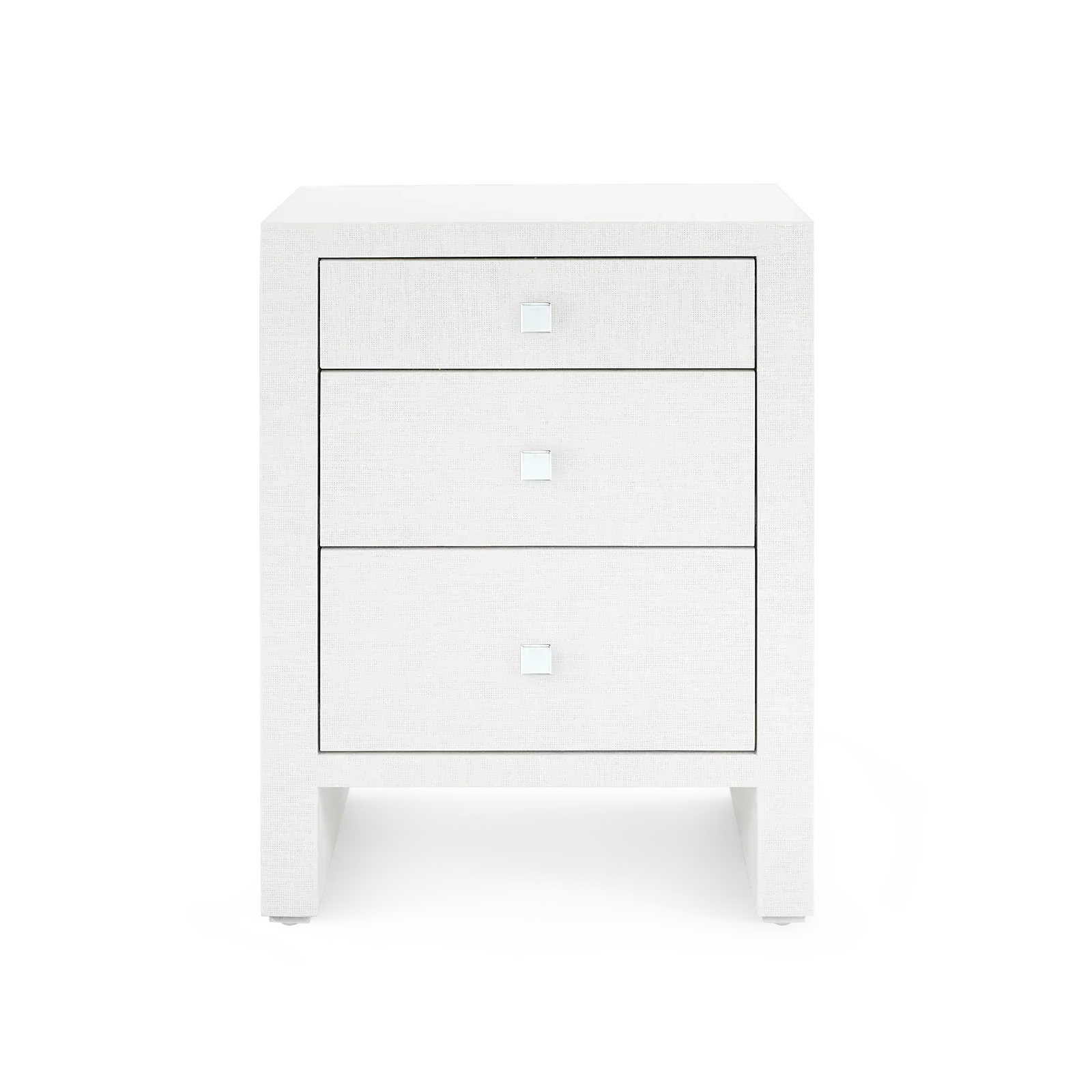 Morgan Grasscloth 3-Drawer Side Table - Image 3