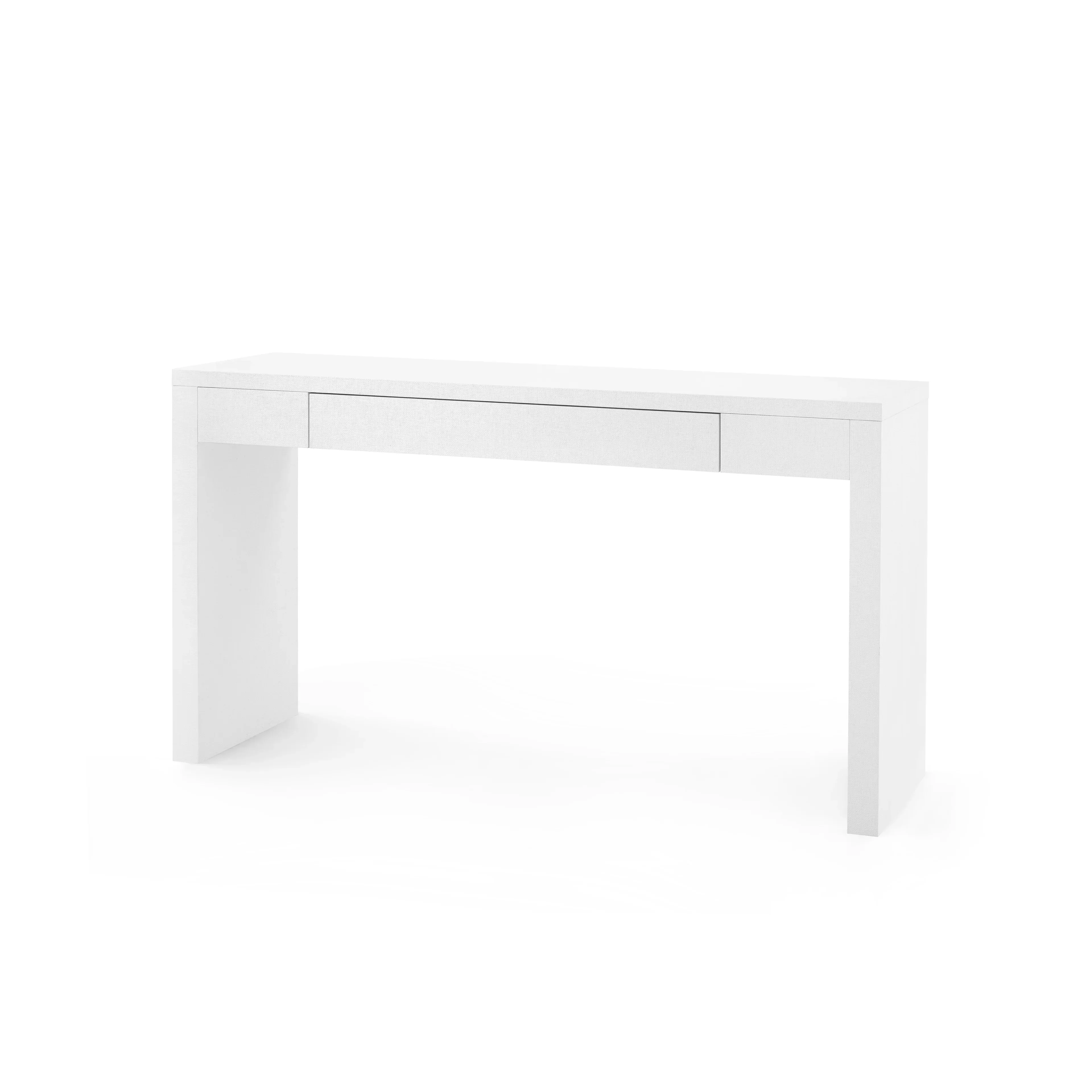 Morgan Large Grasscloth Console Table - Image 2