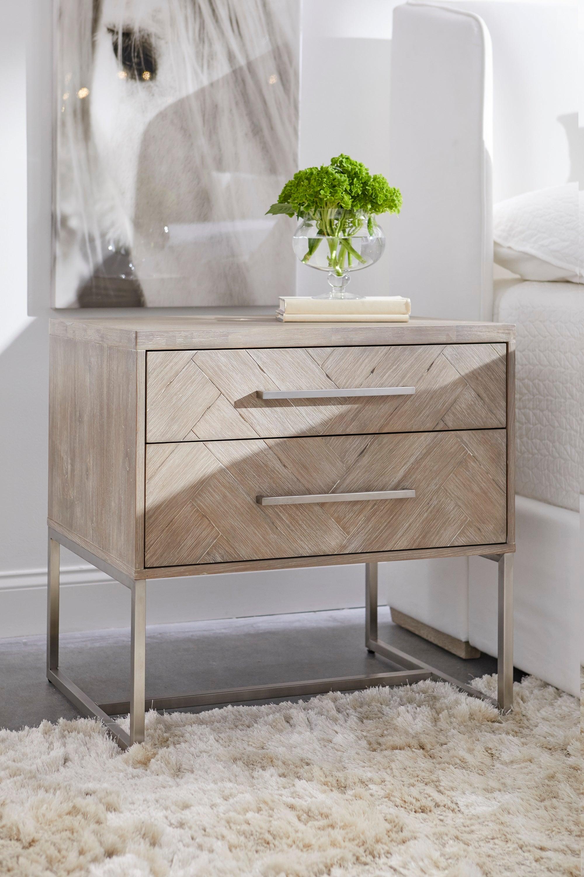 Mosaic 2-Drawer Nightstand - Image 2