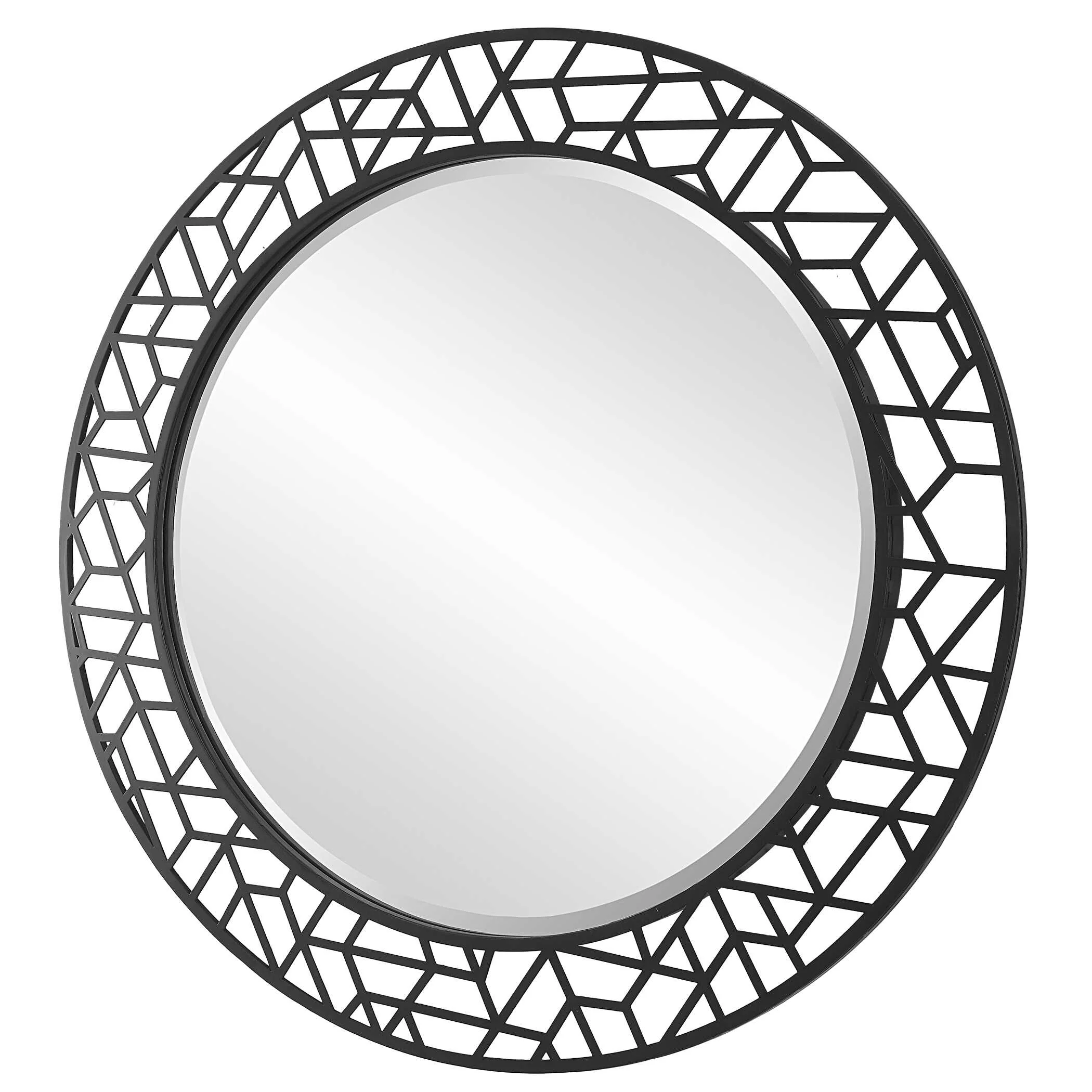 Mosaic Metal Round Mirror - Image 4