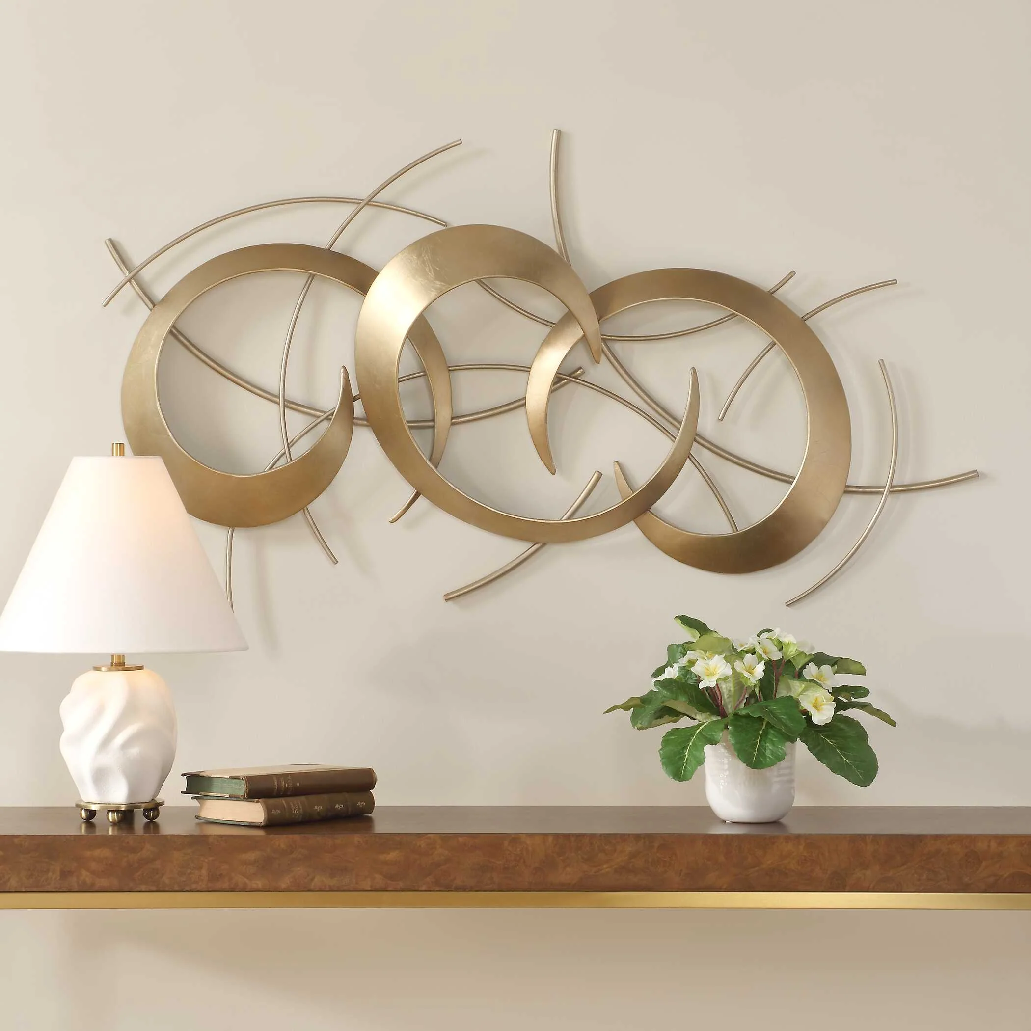 Motivate Gold Wall Art - Image 2