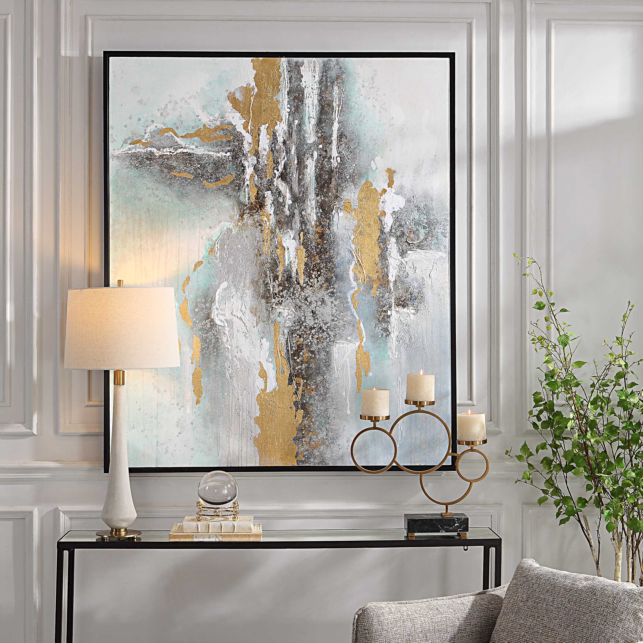 Mountain Mist Hand Painted Canvas - Image 2