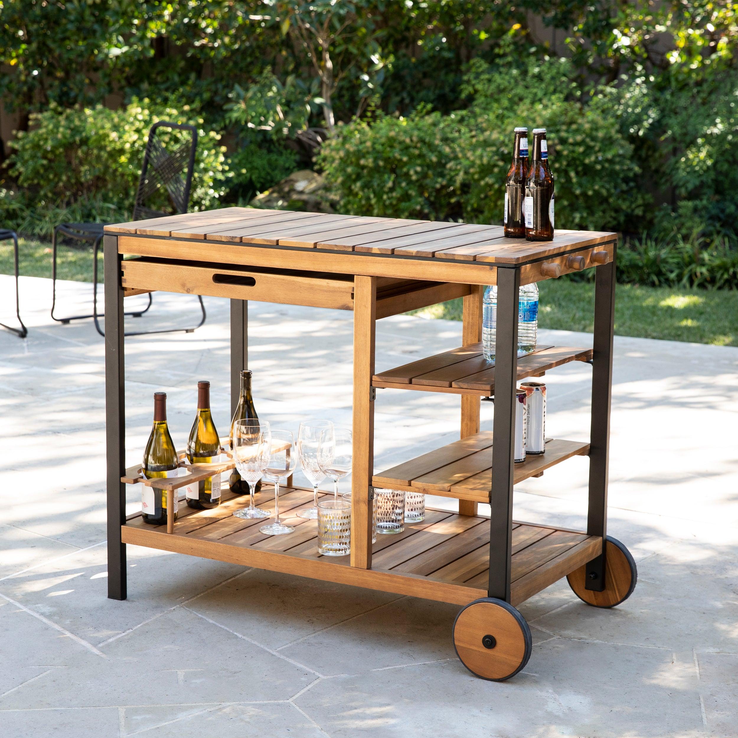 Murcott Outdoor Bar Cart - Image 6