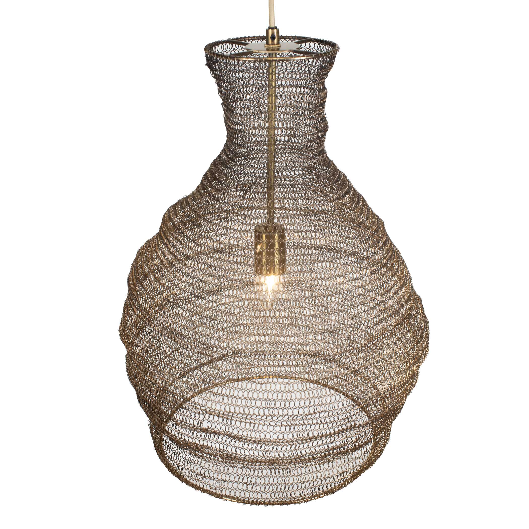 Murmur Woven Brass 1 Light Pendant - Image 7