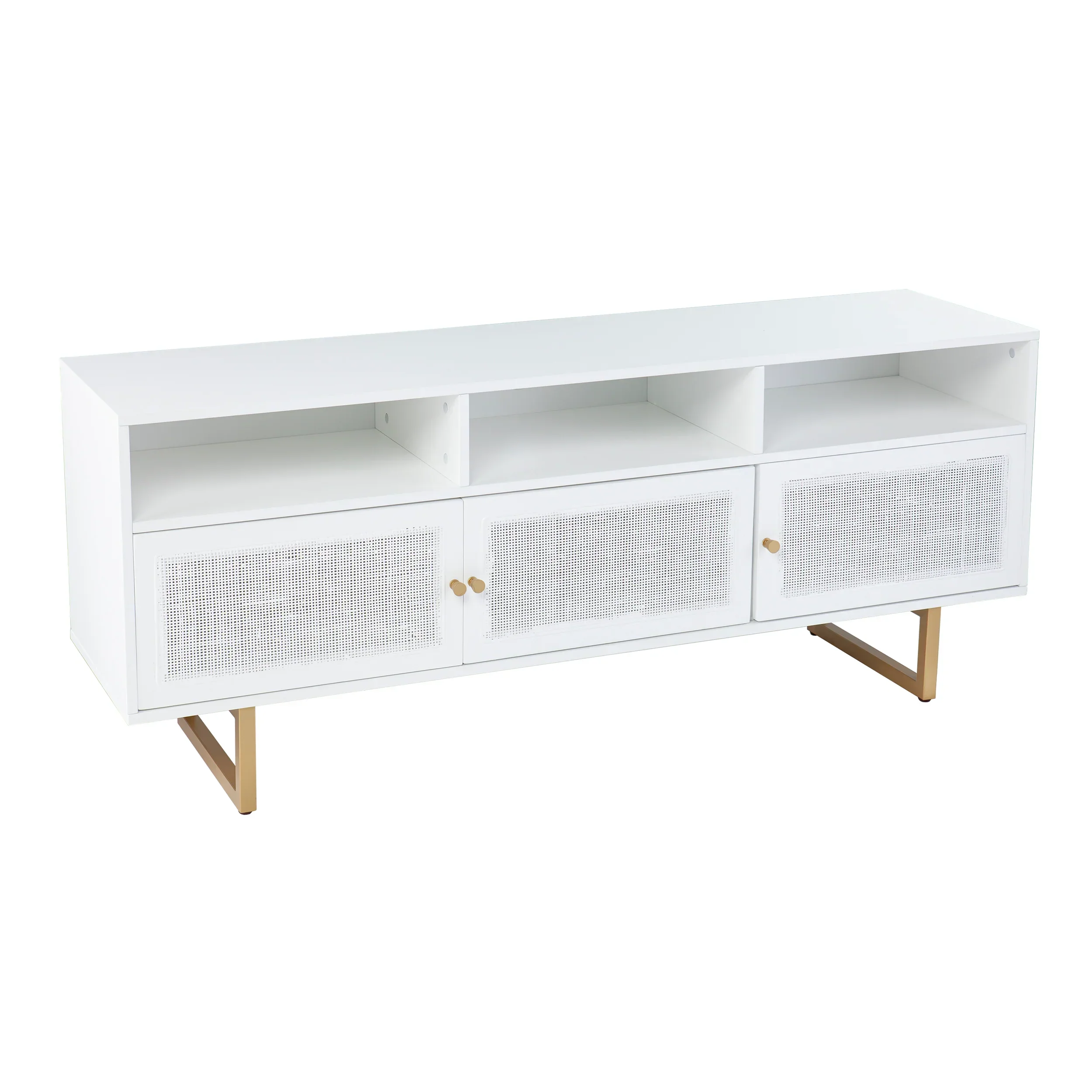 Mursley Media Cabinet w/ Storage - White