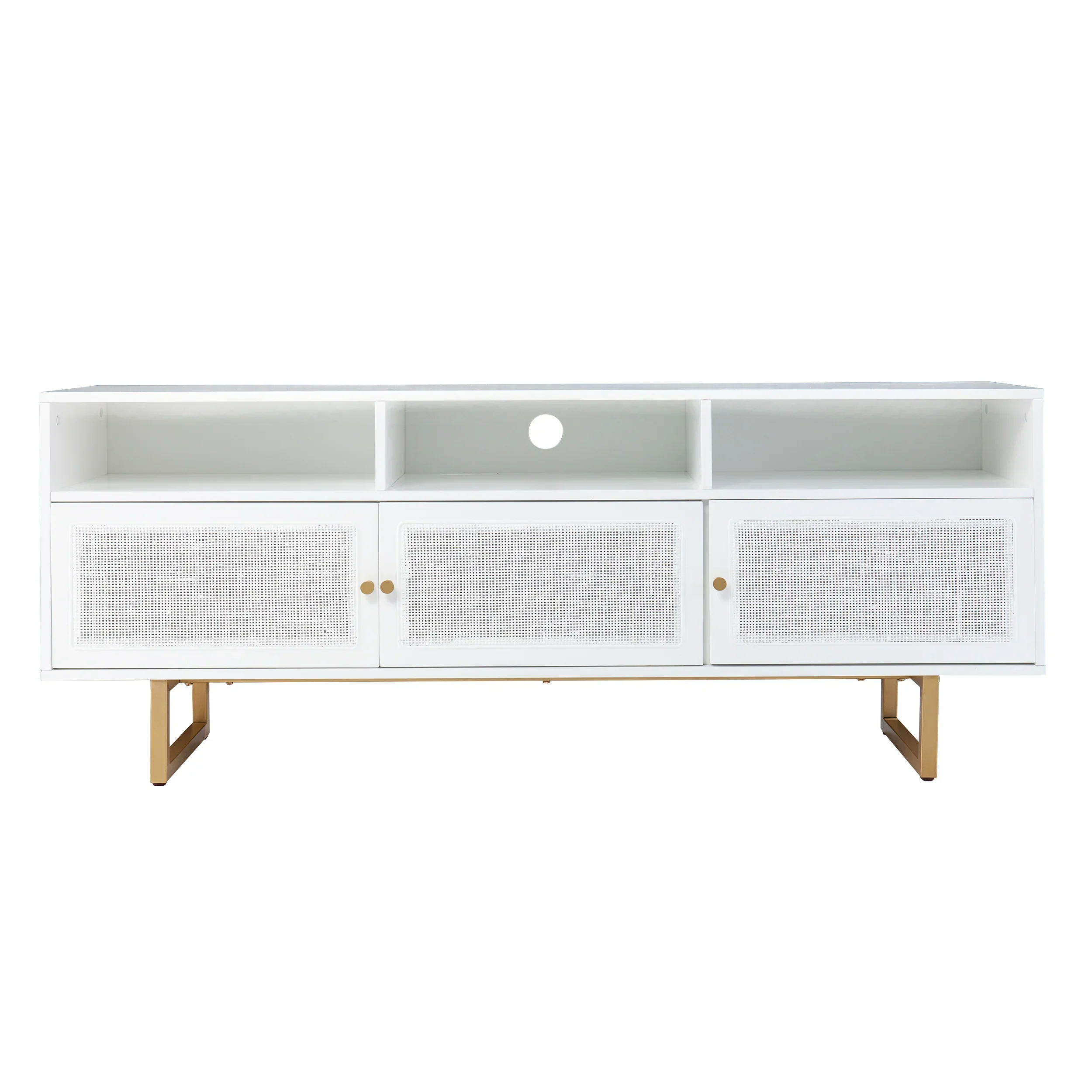 Mursley Media Cabinet w/ Storage - White - Image 3