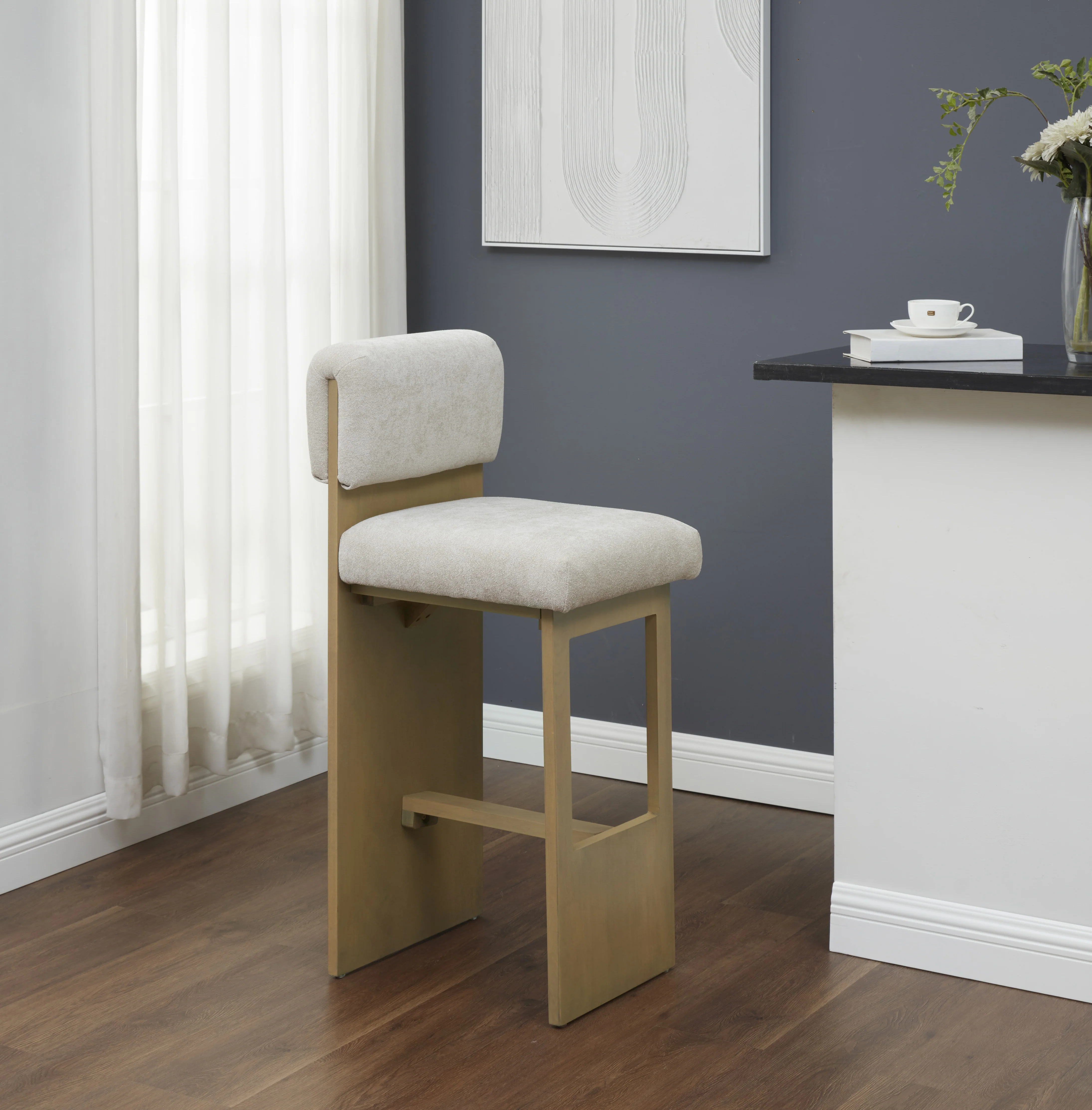 Naja Modern Barstool - Image 2