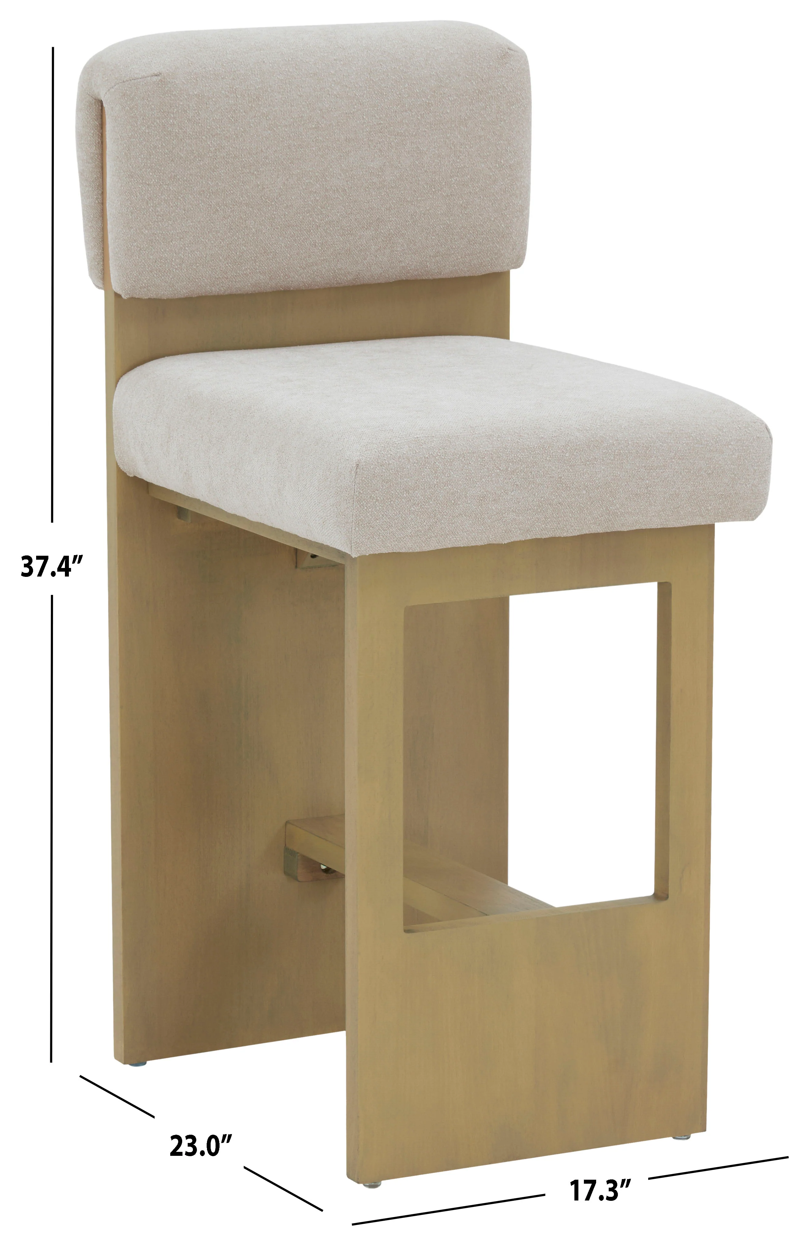 Naja Modern Counter Stool - Image 5