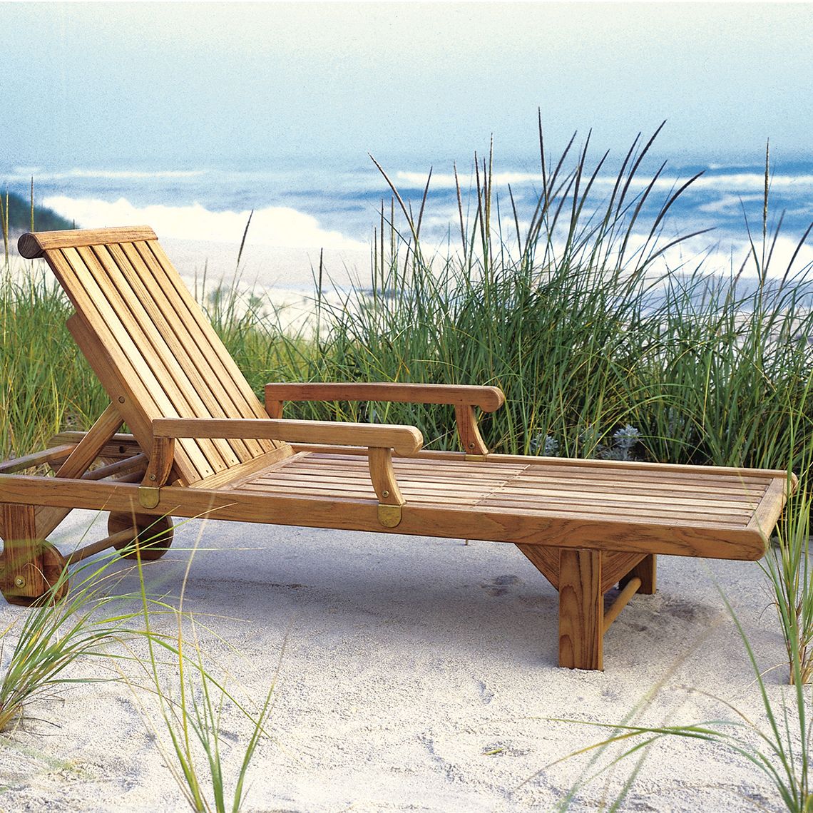 Nantucket Adj. Chaise Lounge W/Wheels - Image 3