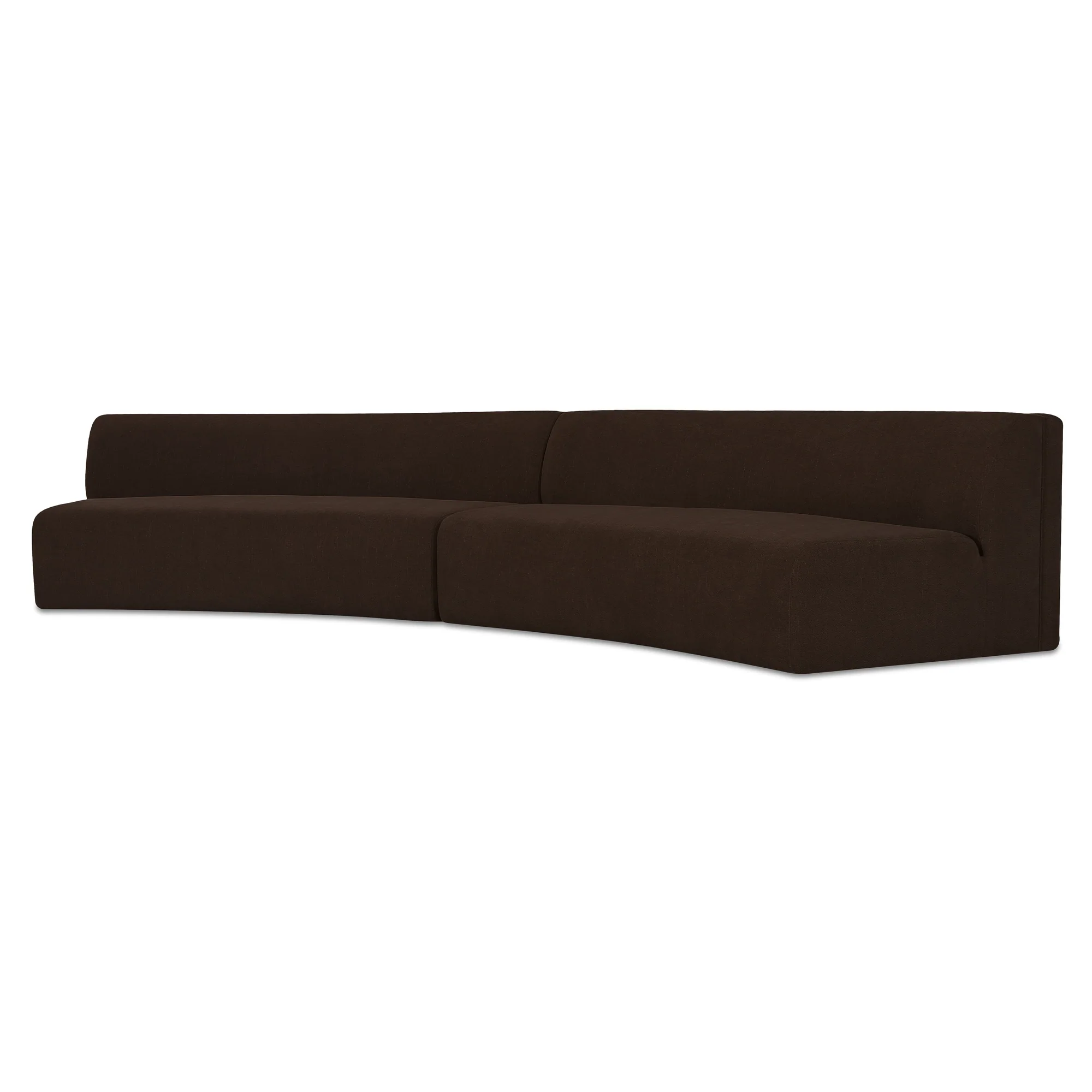 Naomi 2 Piece Concave Modular Sectional - Image 3