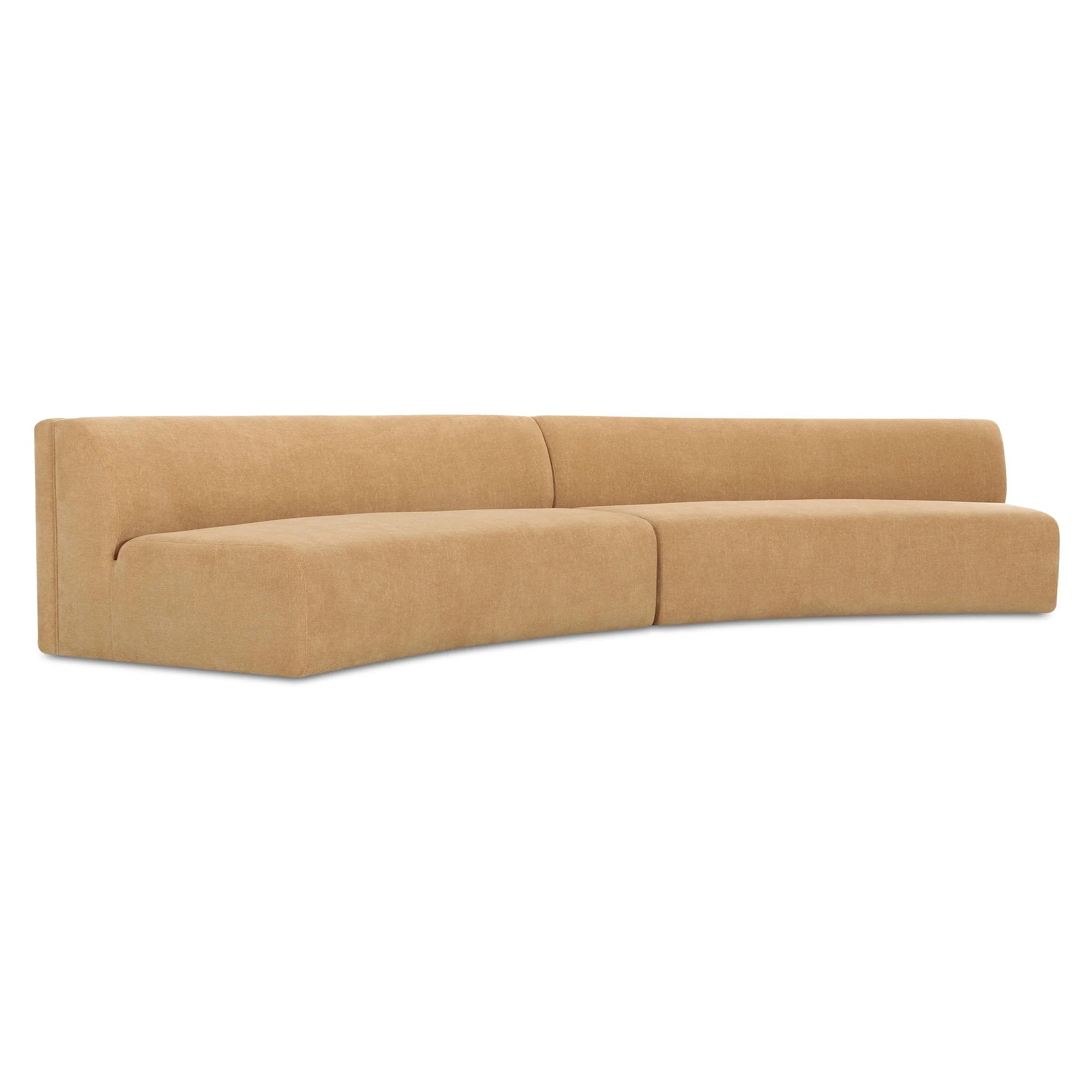 Naomi 2 Piece Concave Modular Sectional - Image 7