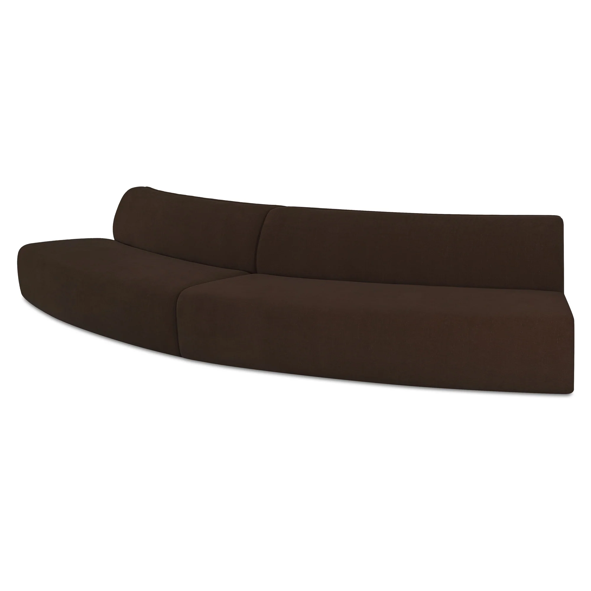 Naomi 2 Piece Convex Modular Sectional - Image 3