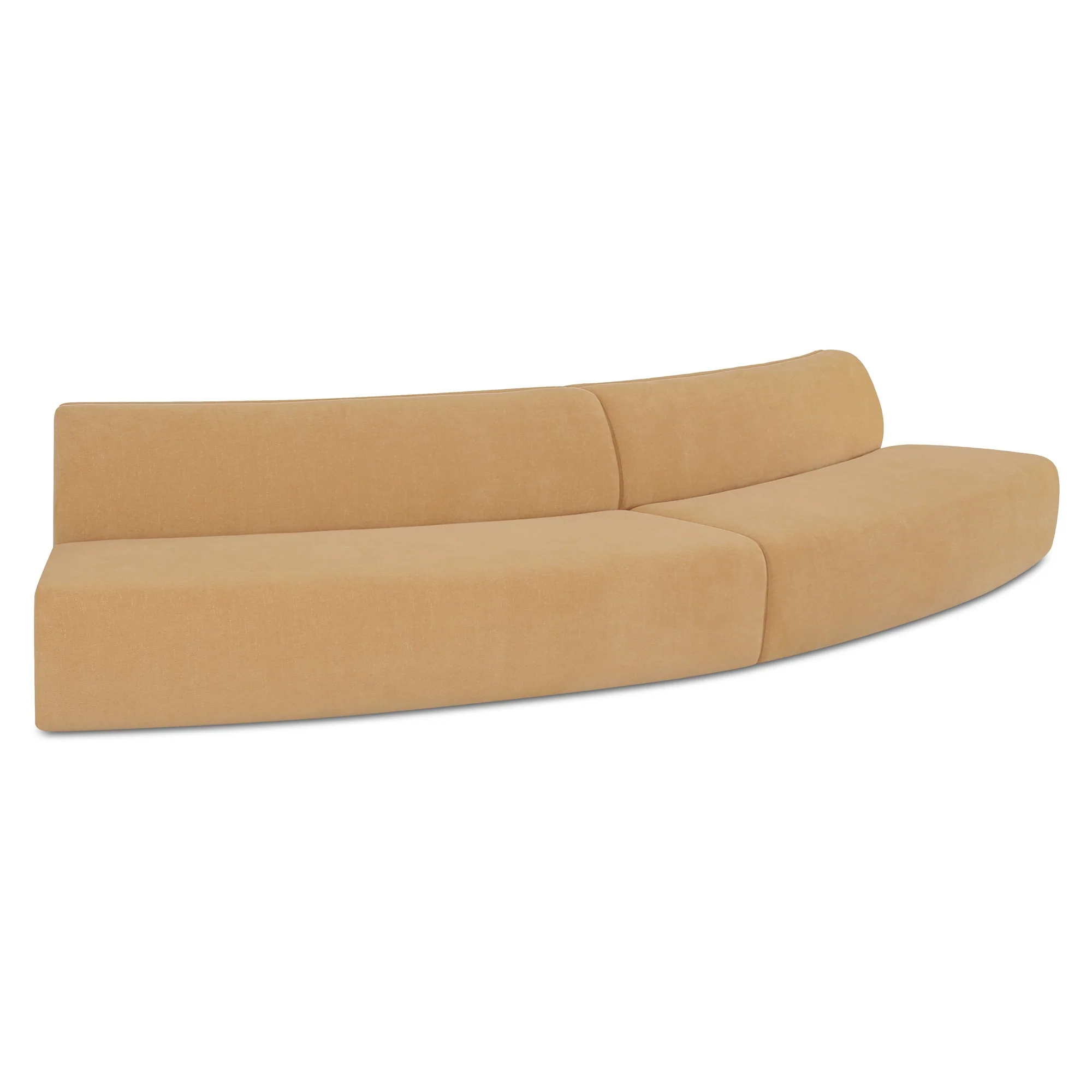Naomi 2 Piece Convex Modular Sectional - Image 8