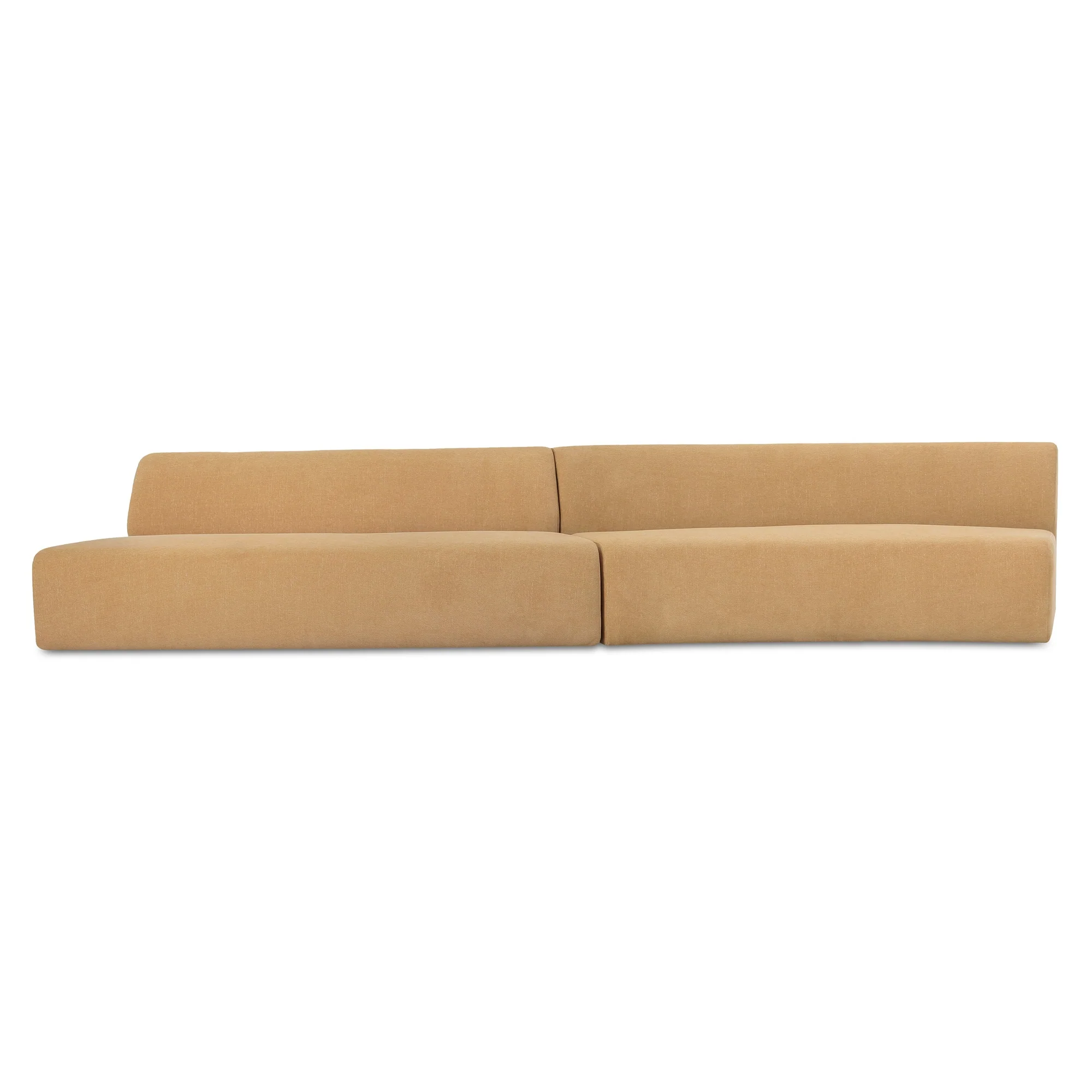 Naomi 2 Piece Wave Modular Sectional - Image 5