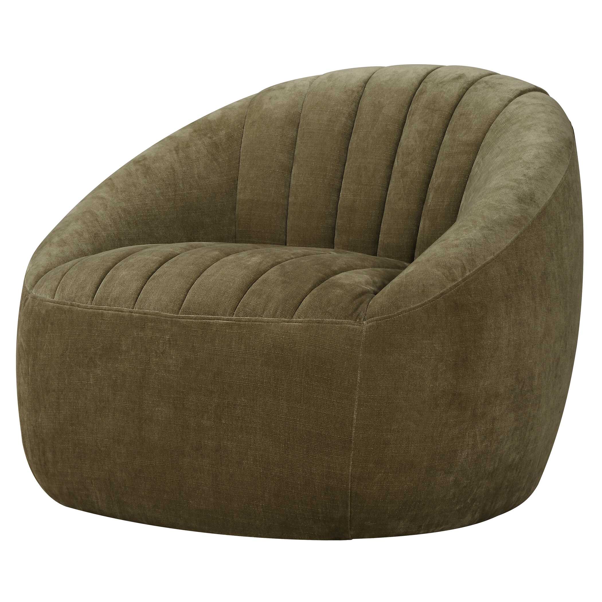 Narrows Moss Green Swivel Chair - Image 4