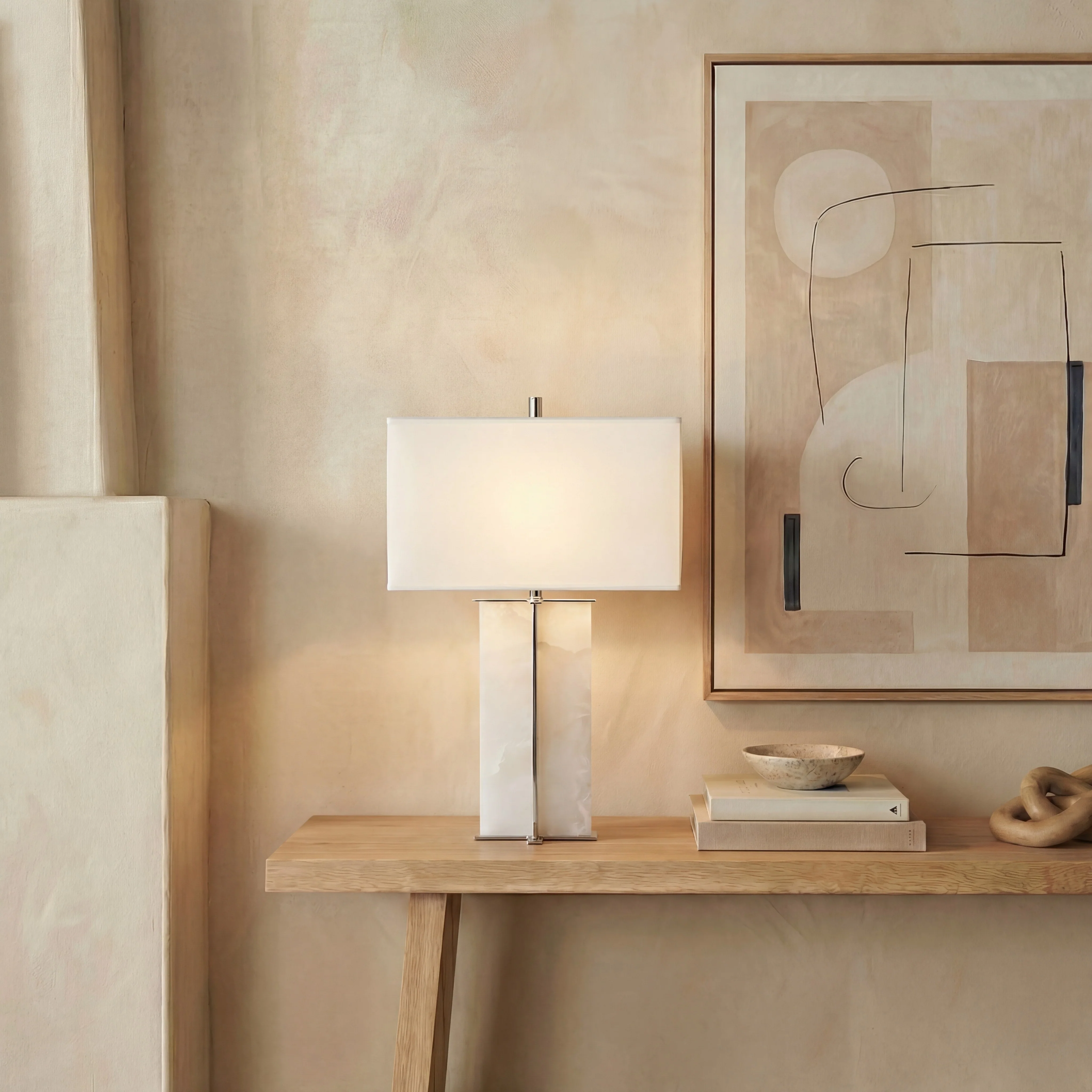 Natalee Marble Table Lamp - Image 9