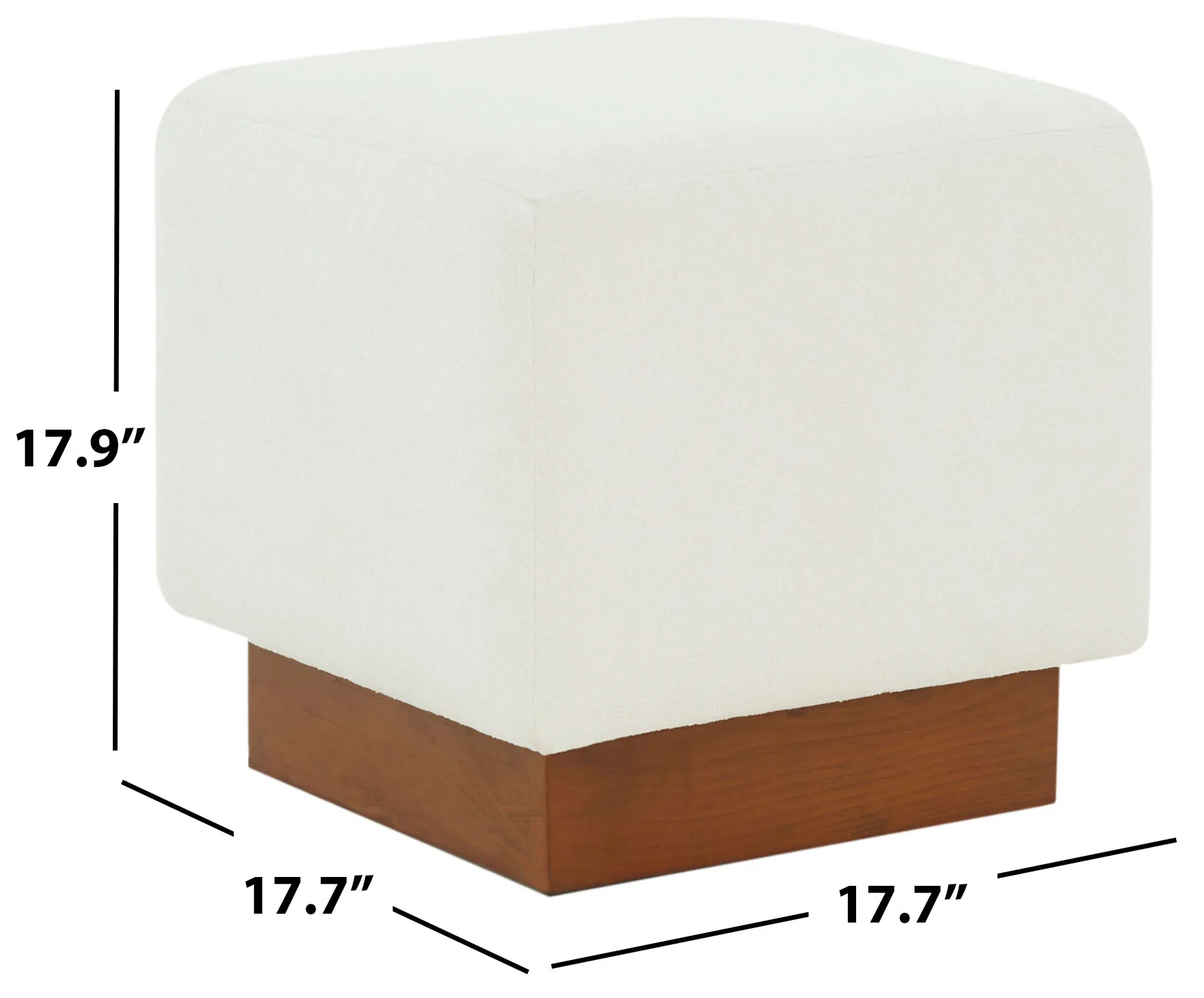 Natalya Square Ottoman - Image 5